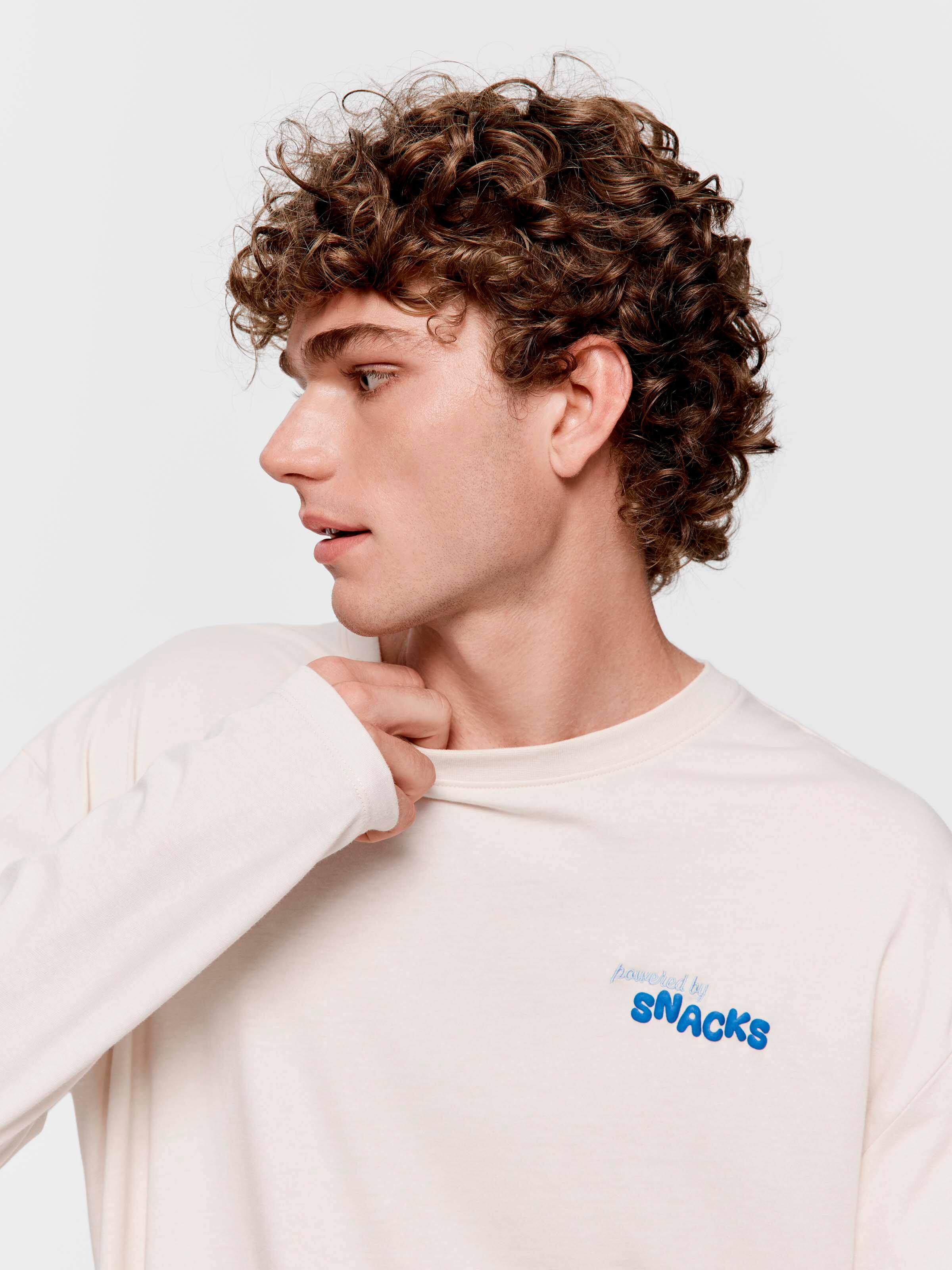 Powered By Snacks Long Sleeve Top