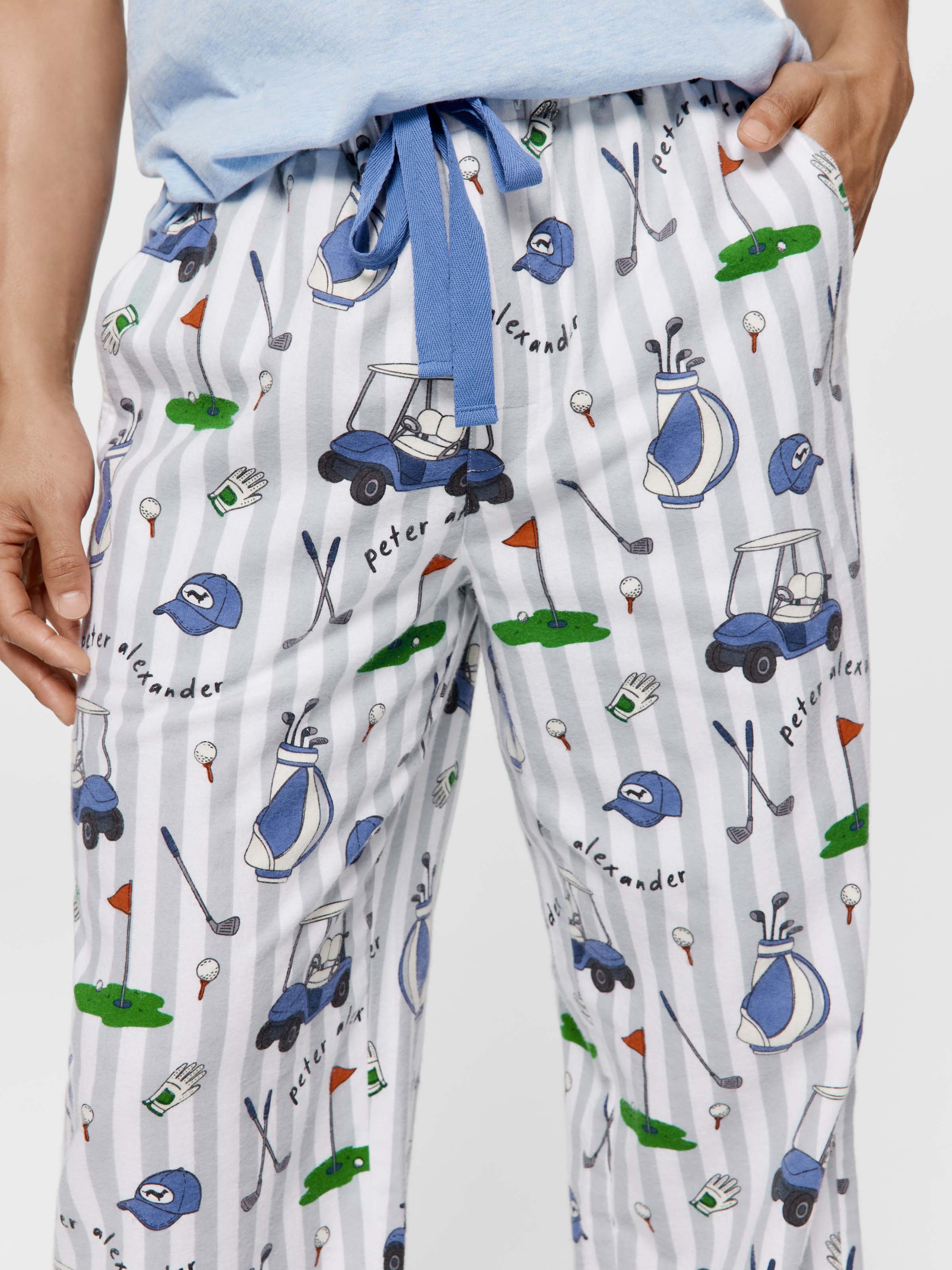 Golfing Trip Flannelette Classic Pj Pant