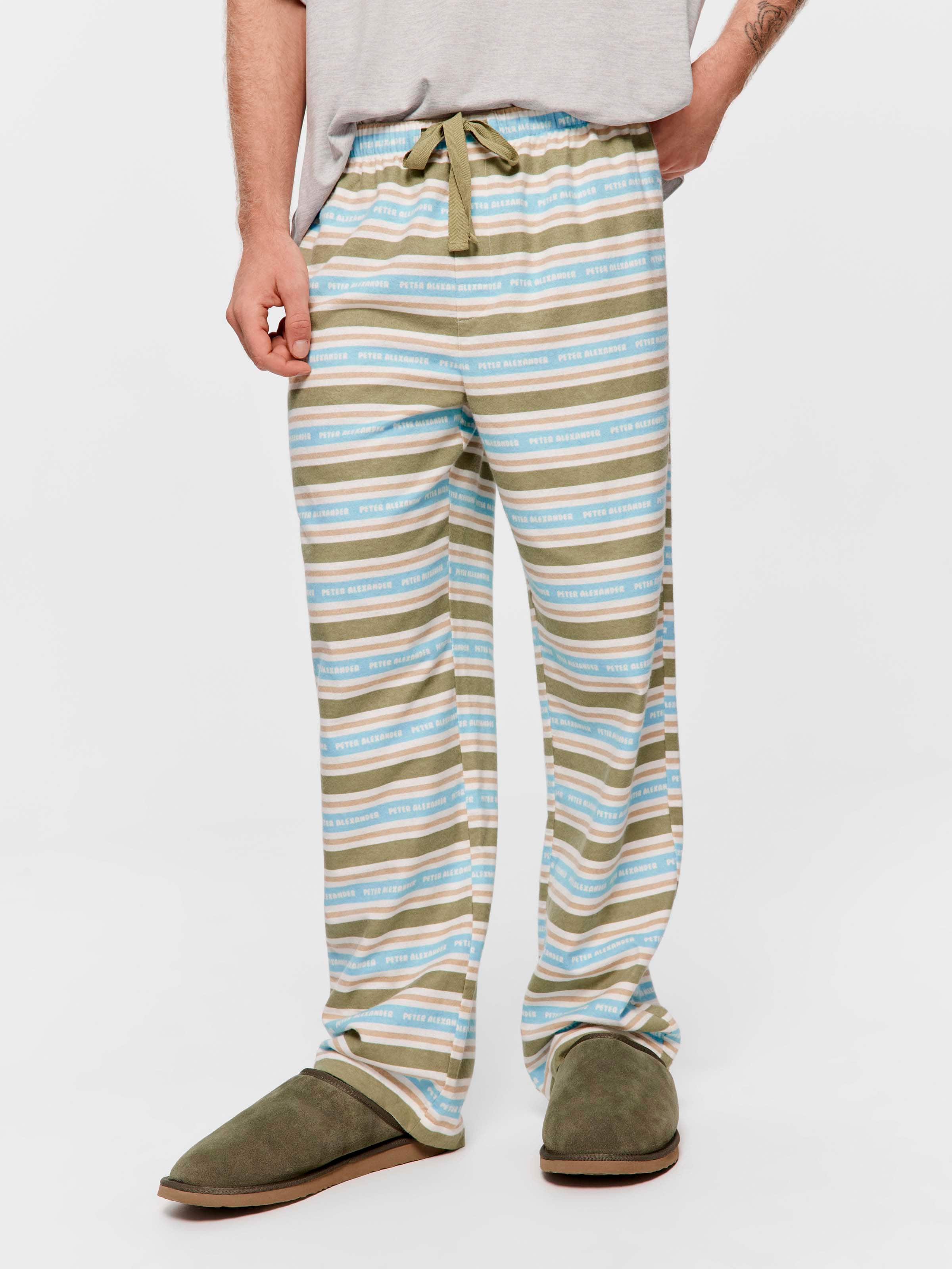 P.A Stripe Flannelette Classic Pj Pant