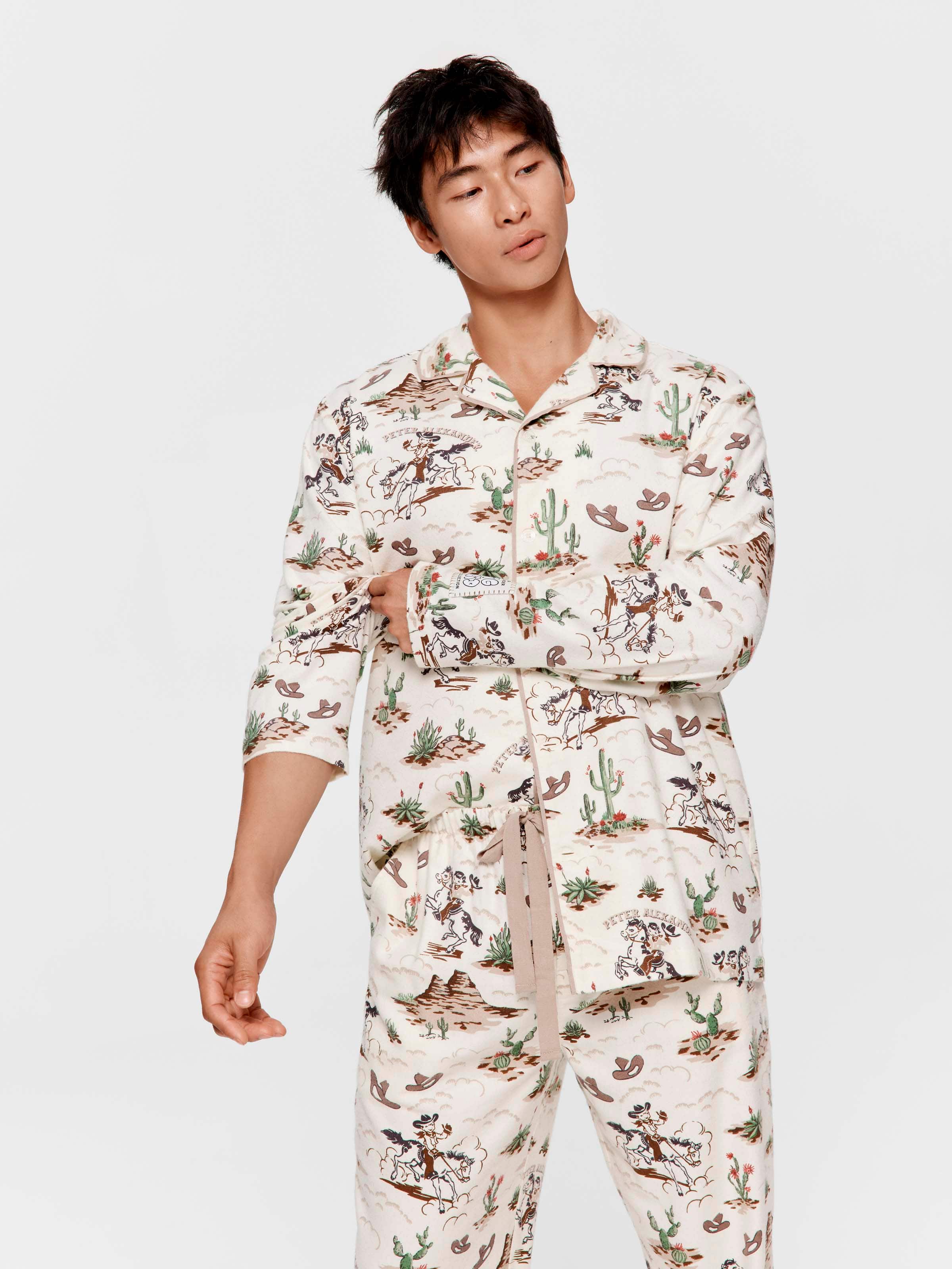 Western Cowboy Classic Long Sleeve Pj Set.