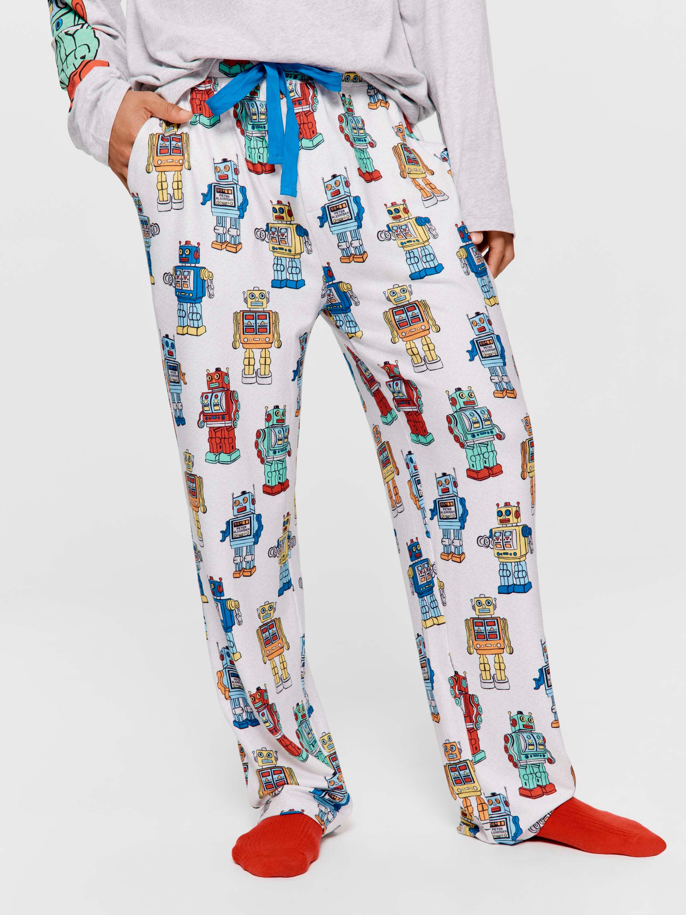 Robot Plush Classic Pj Pant