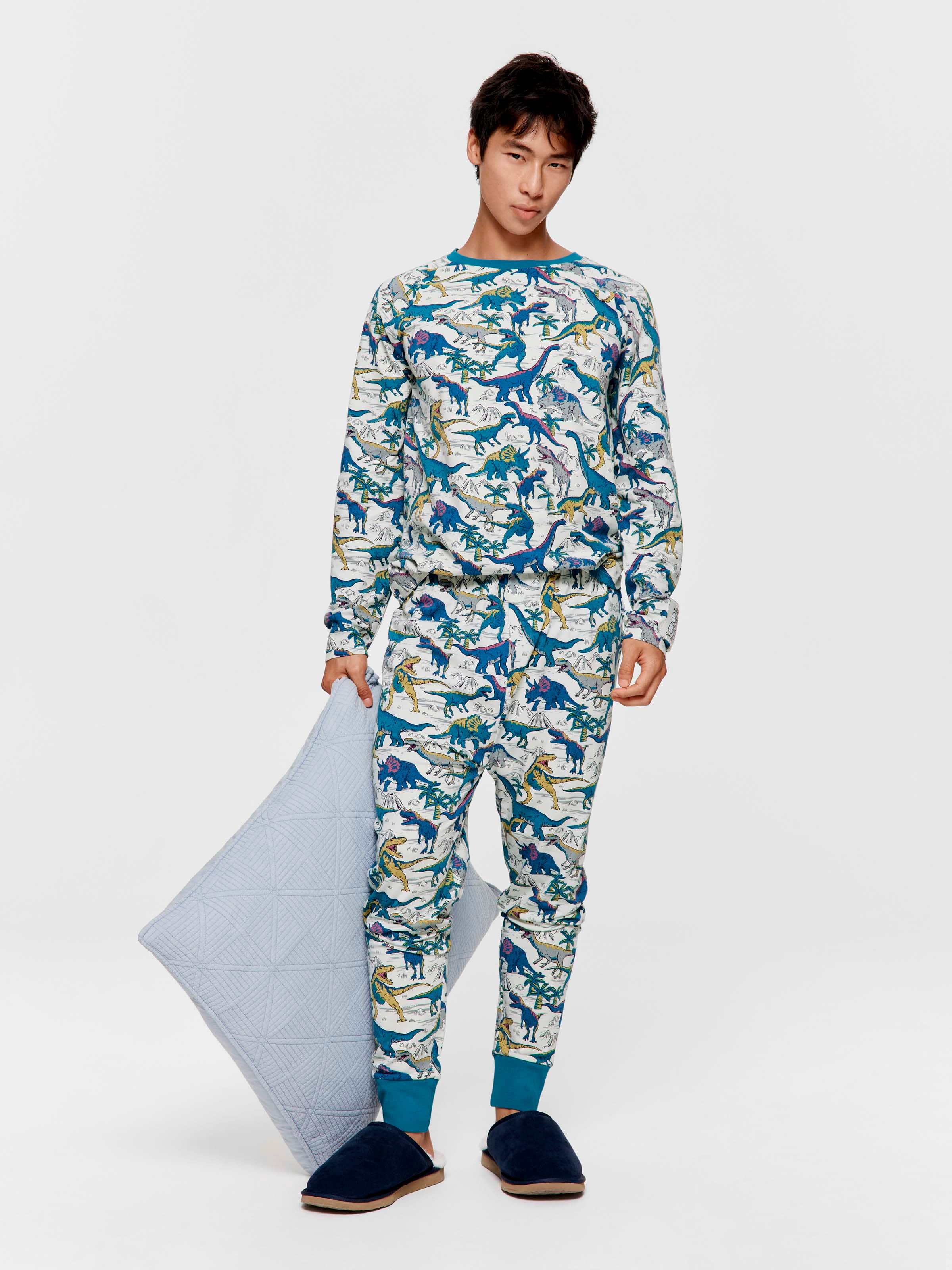 Dino Long Sleeve Pj Set