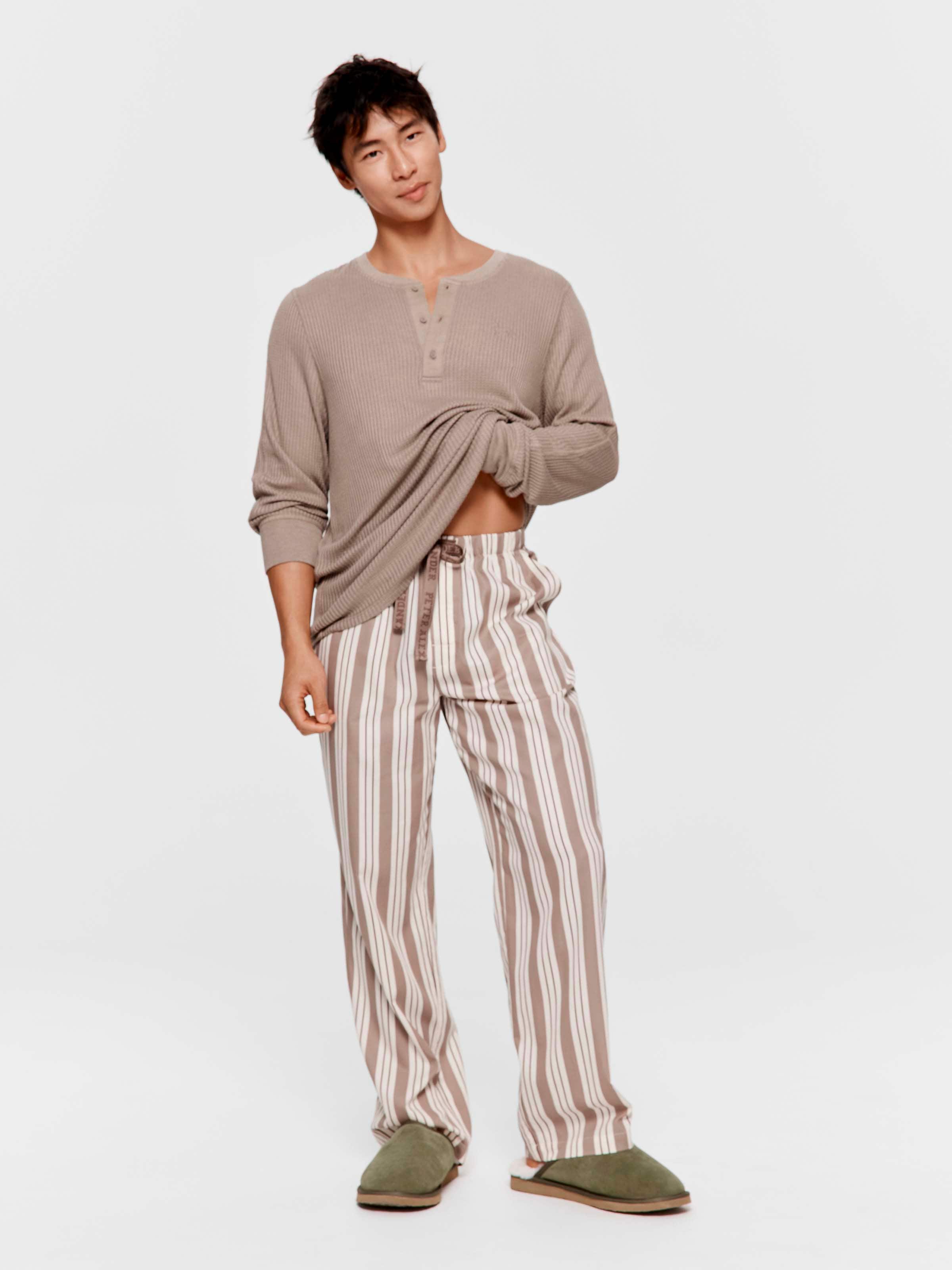 Chunky Waffle Long Sleeve Henley