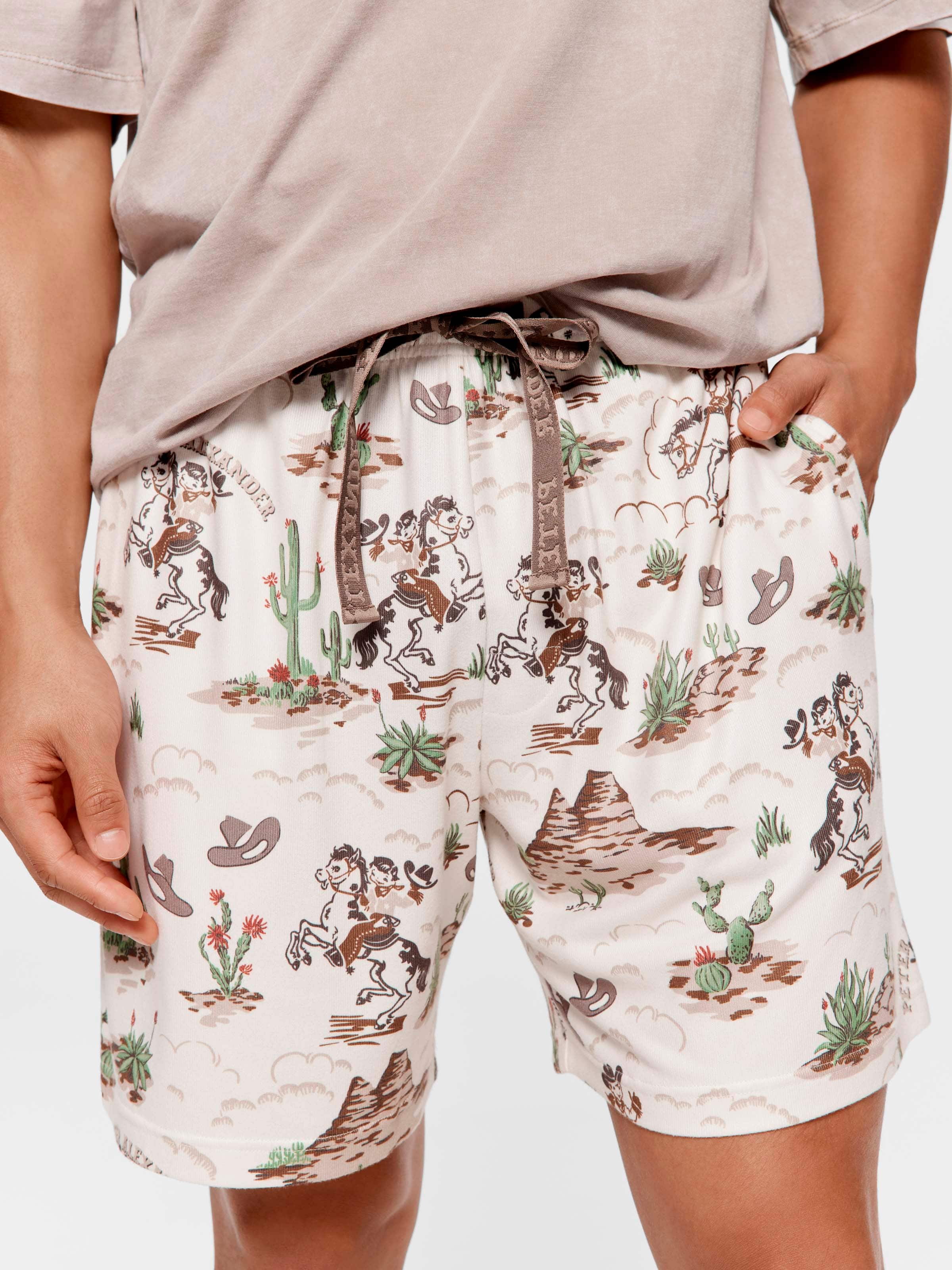 Western Plush Mid Short