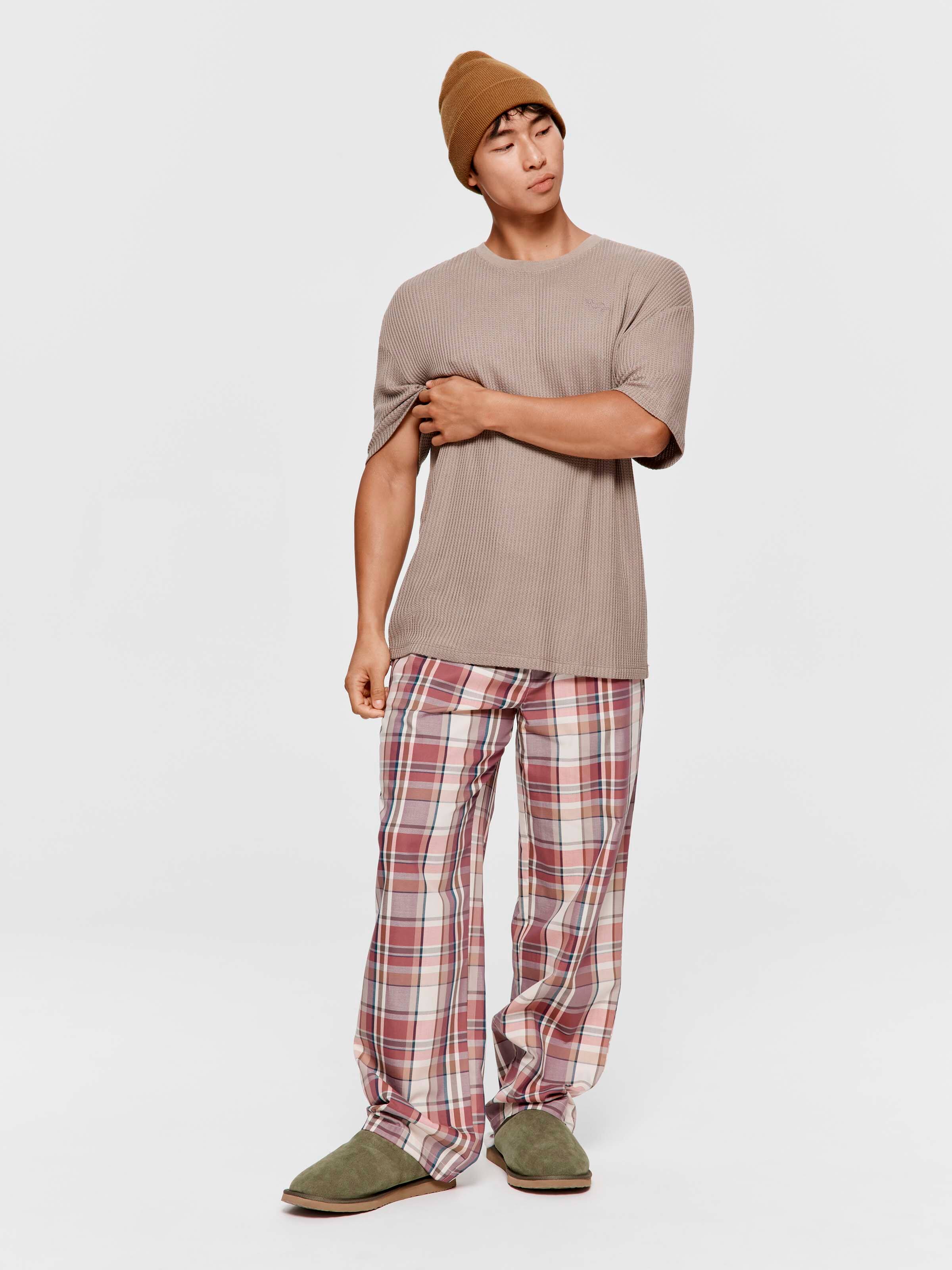 Brown Waffle Tee