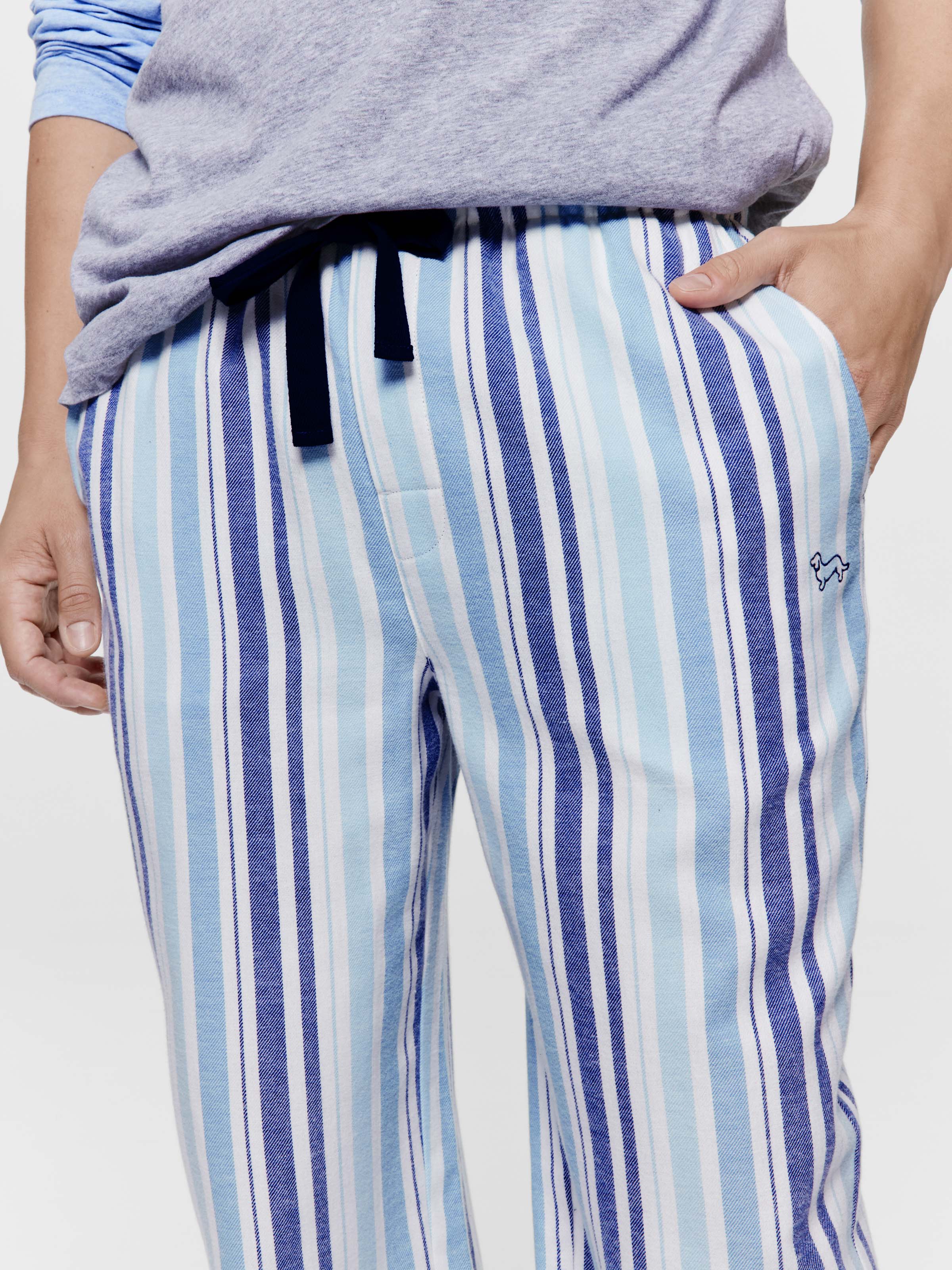 Gradient Blue Stripe Classic Pj Pant