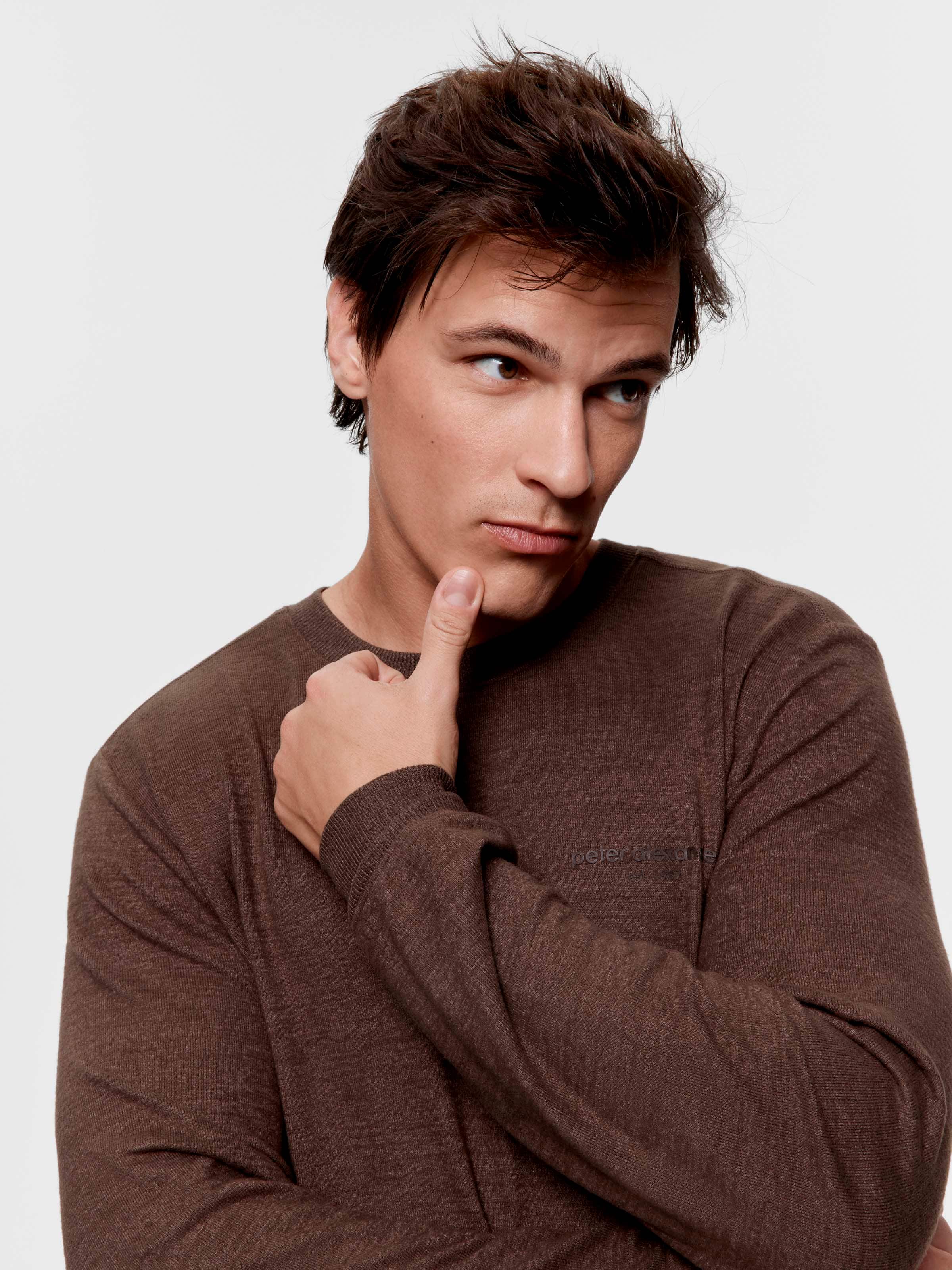 Fuzzy Chocolate Sweater
