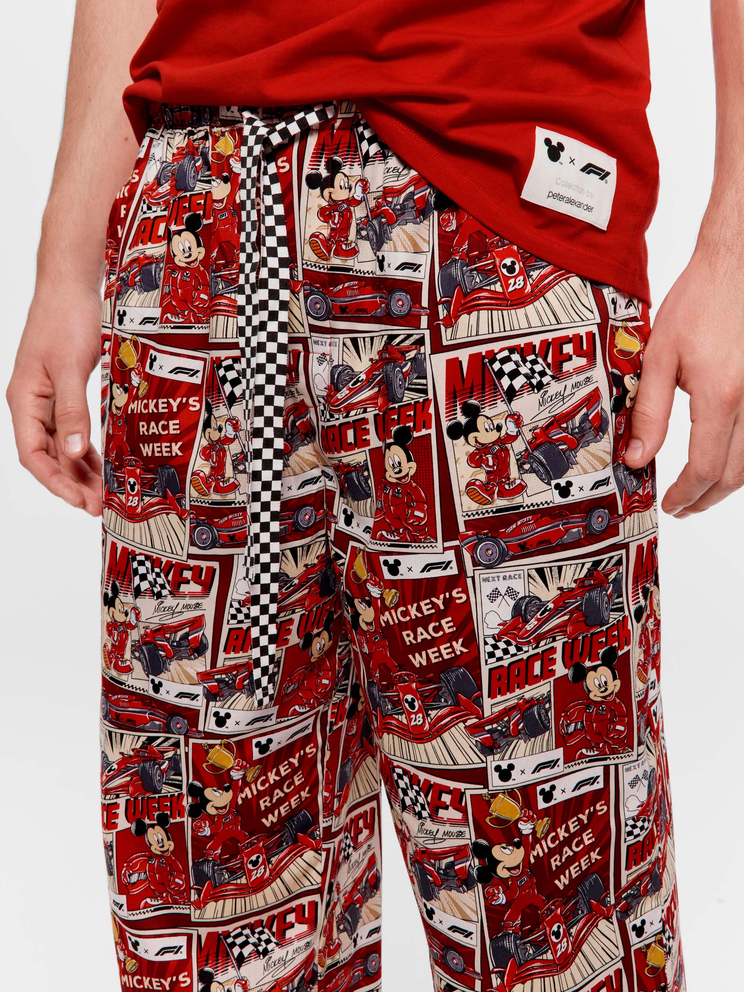 F1 X Mickey Mouse 100% Cotton Classic Pj Pant