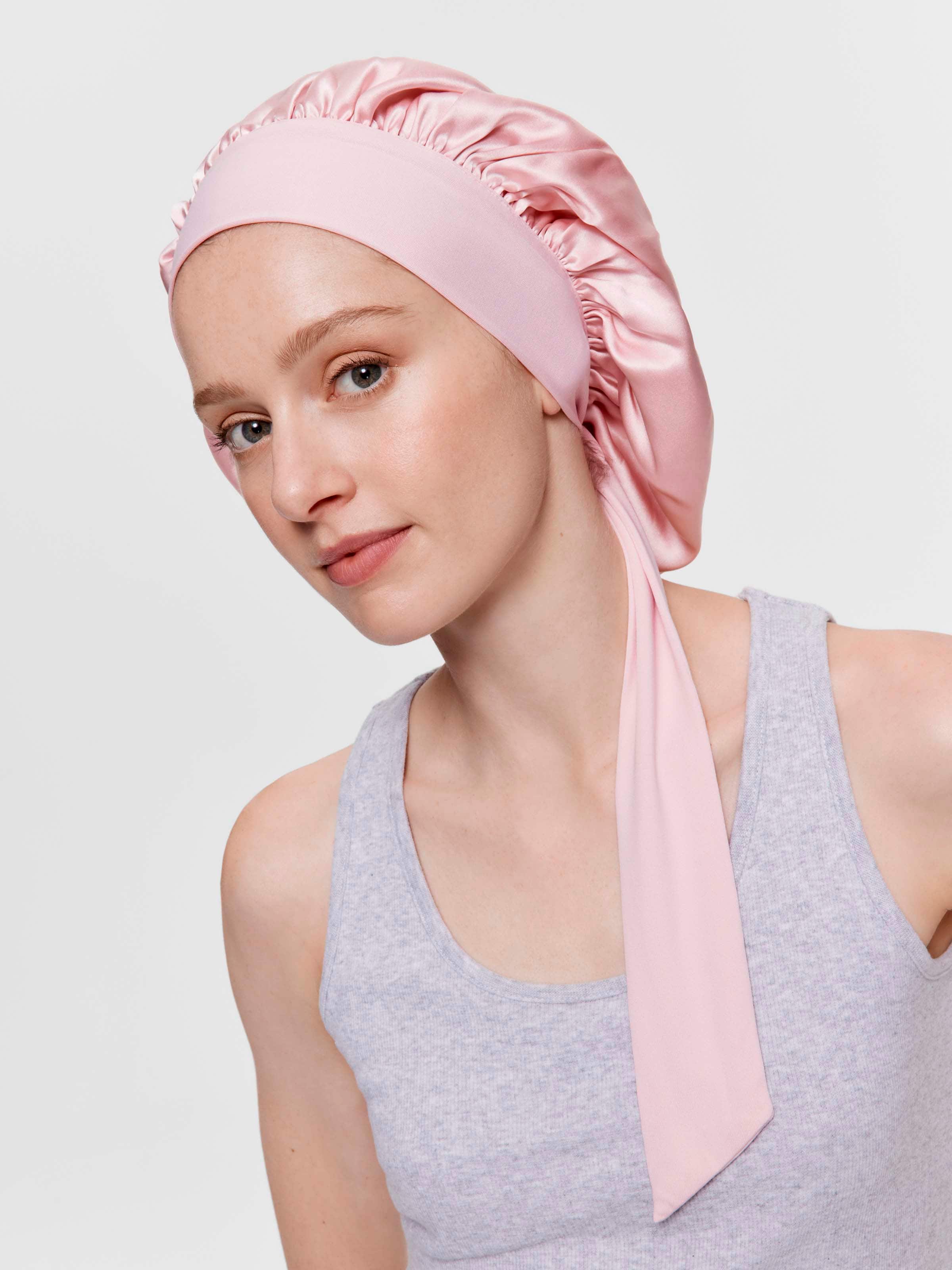 Pink Silk Bonnet