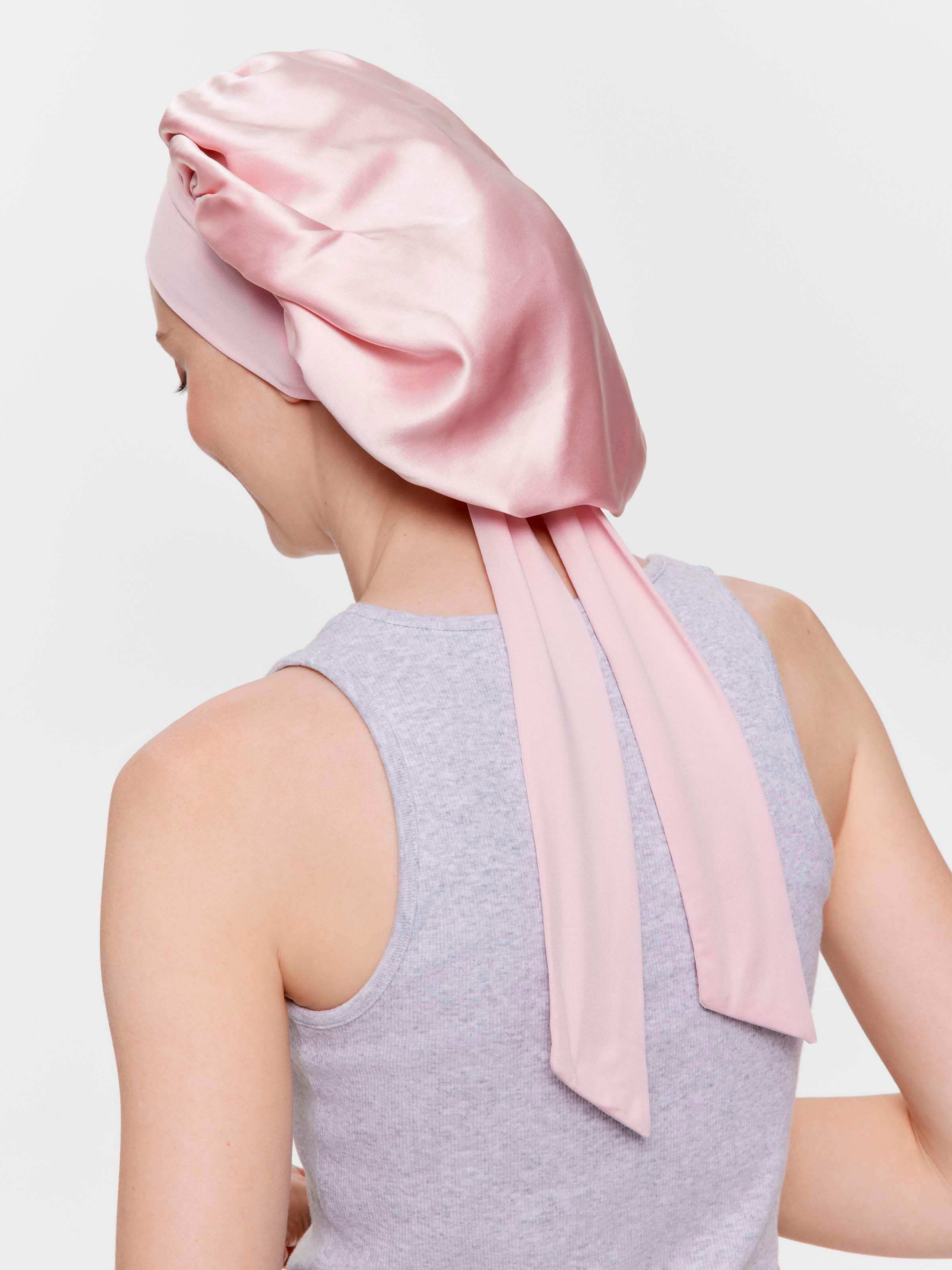 Pink Silk Bonnet