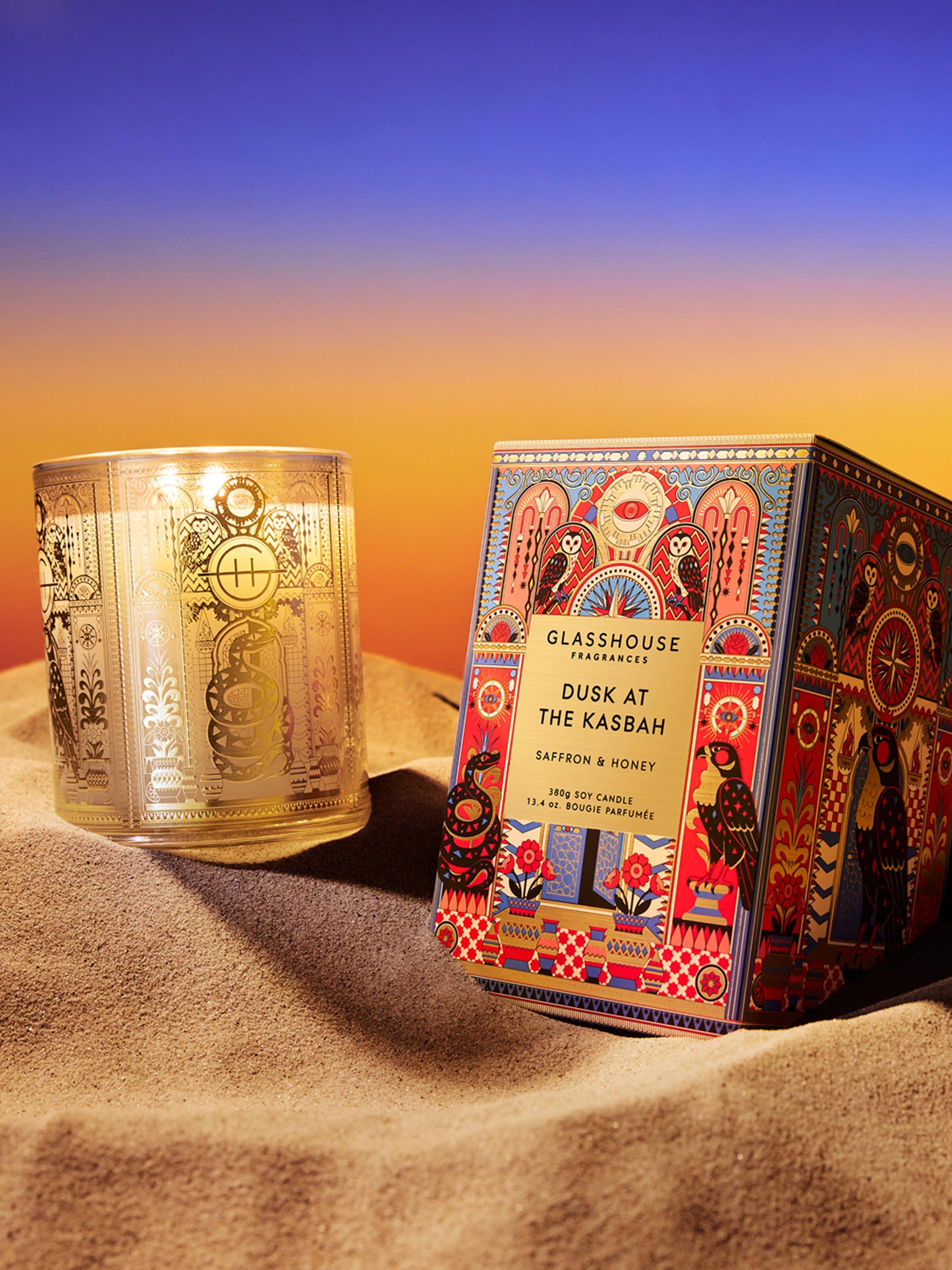 Glasshouse Fragrances Limited Edition Dusk At The Kasbah 380G Candle