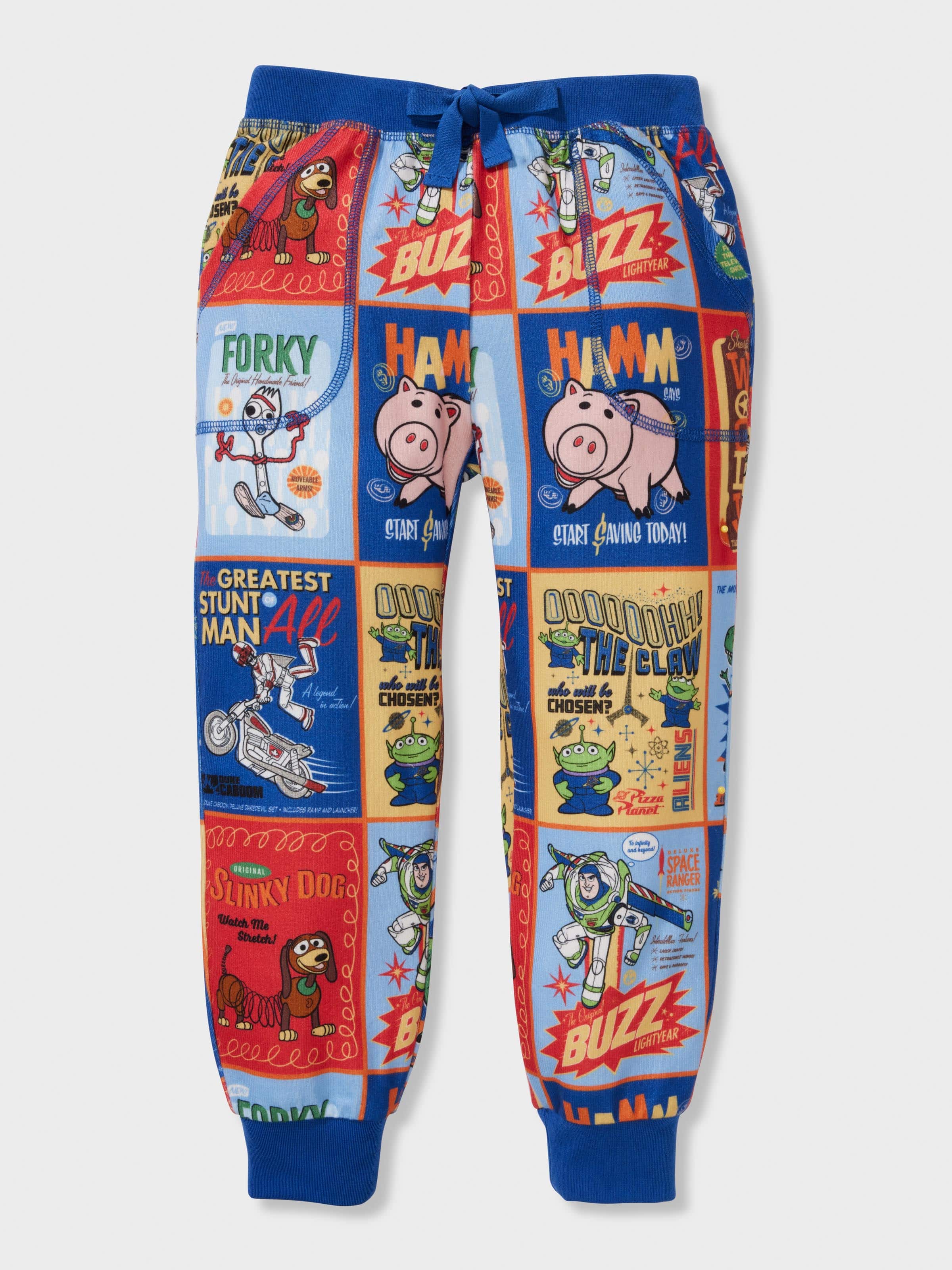 Jnr Boys Toy Story Plush Long Pj Set