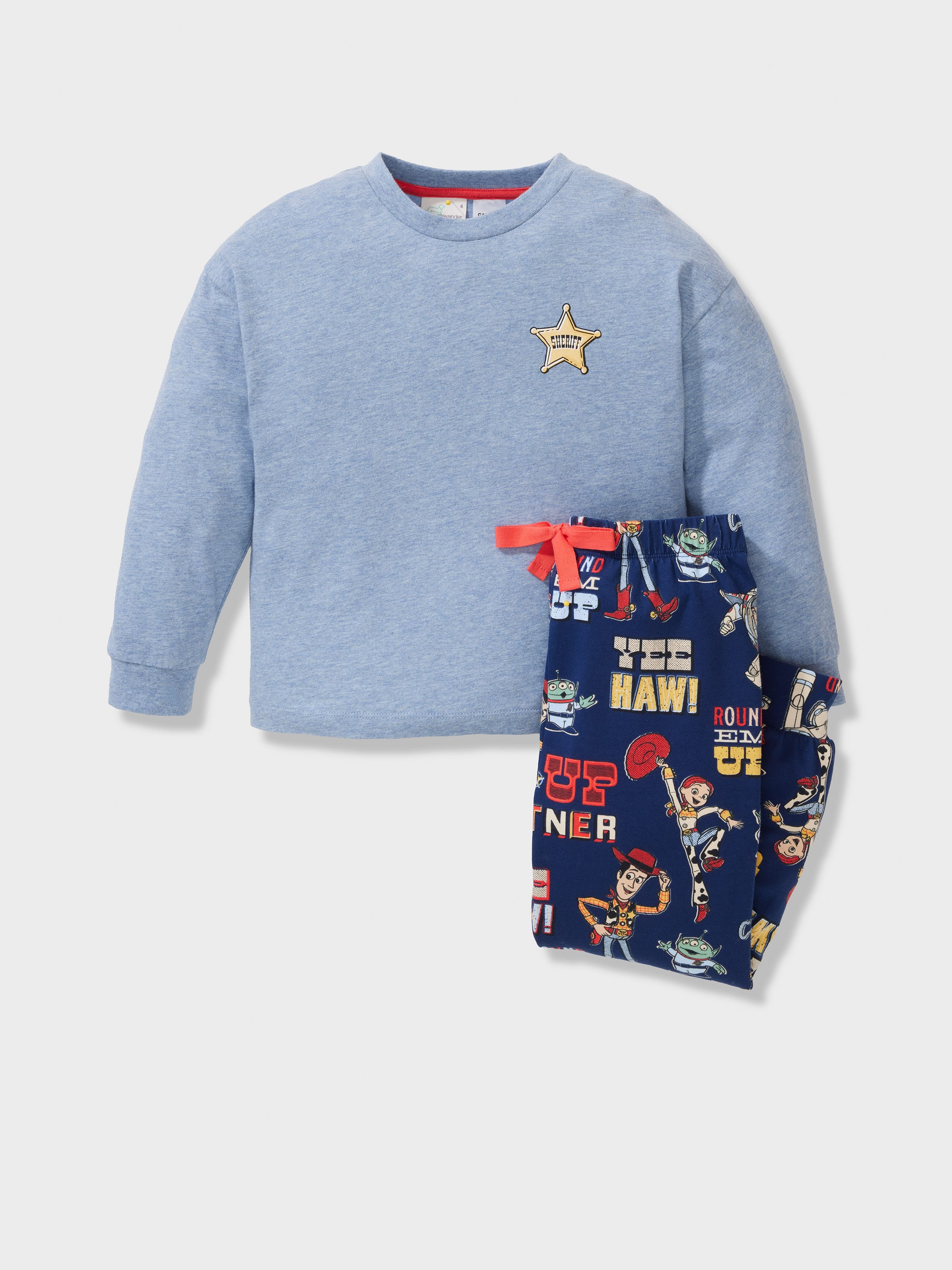 Jnr Boys Toy Story Woody Long Pj Set