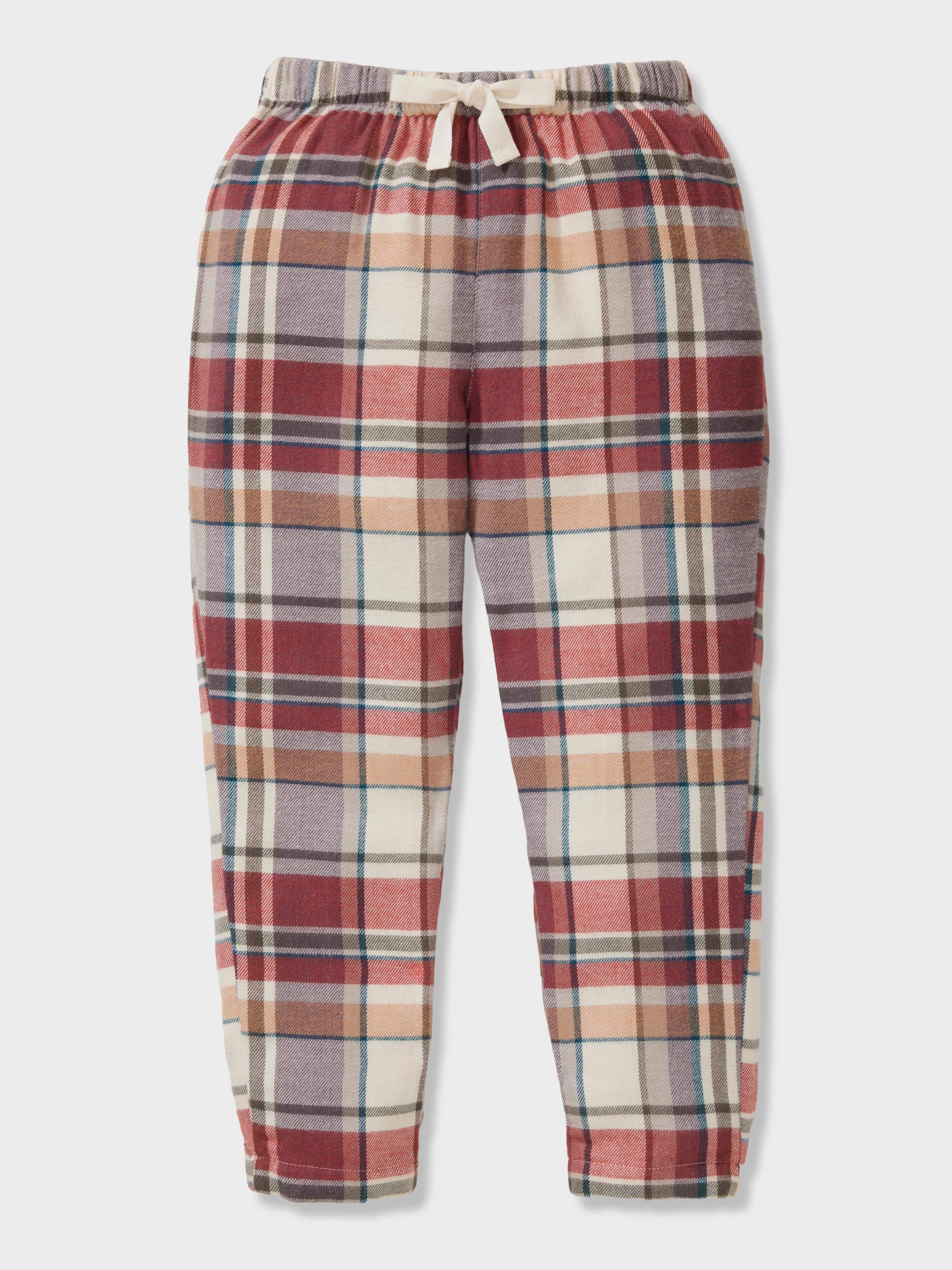 Boys Waffle Check Long Pj Set