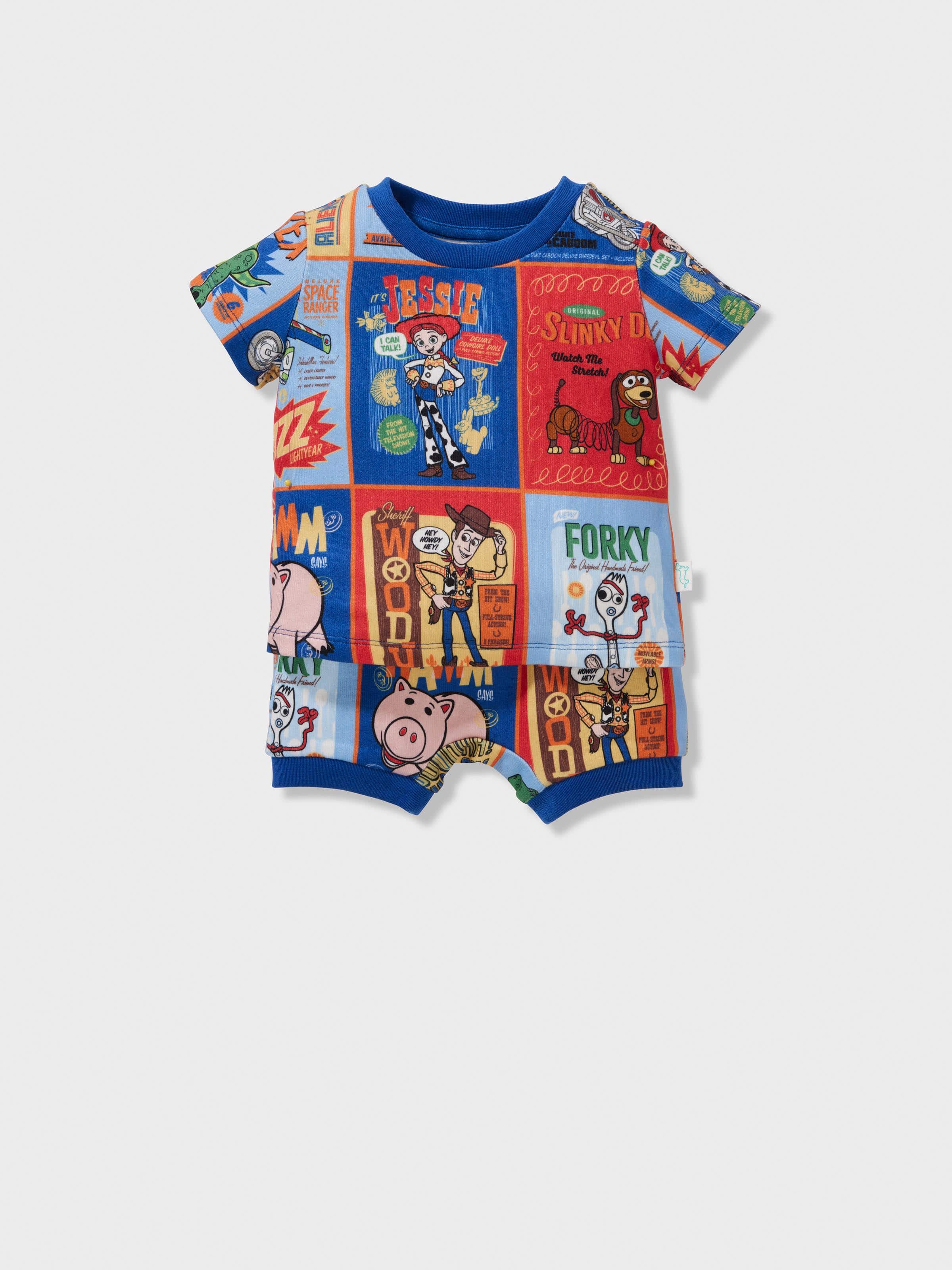 Baby Toy Story Plush Short Pj Set