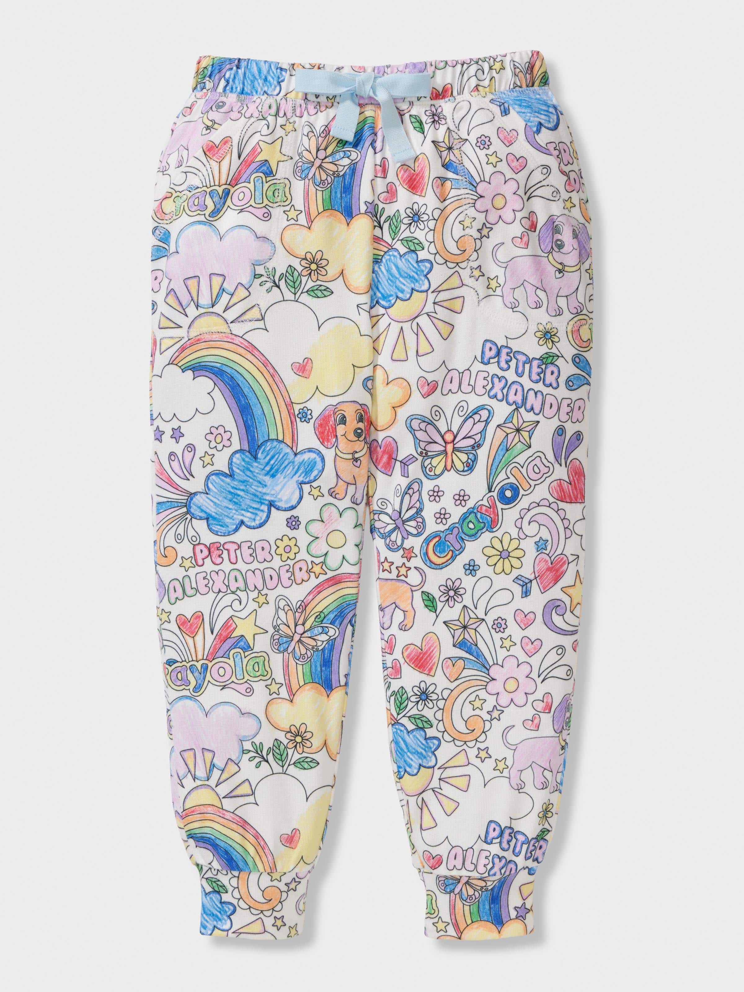 Girls Crayola Plush Long Pj Set