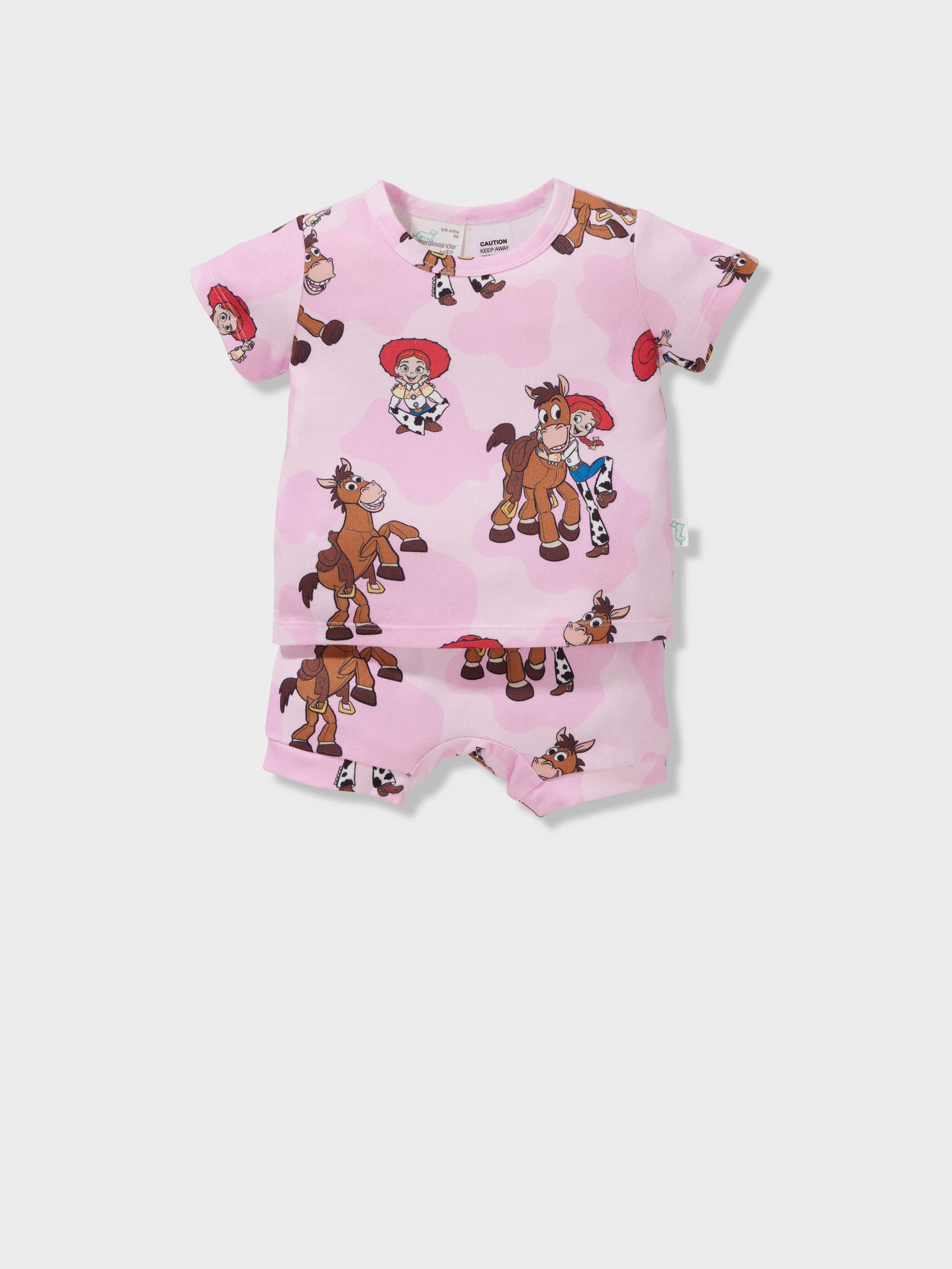 Baby Girl Toy Story Jessie Plush Short Pj Set