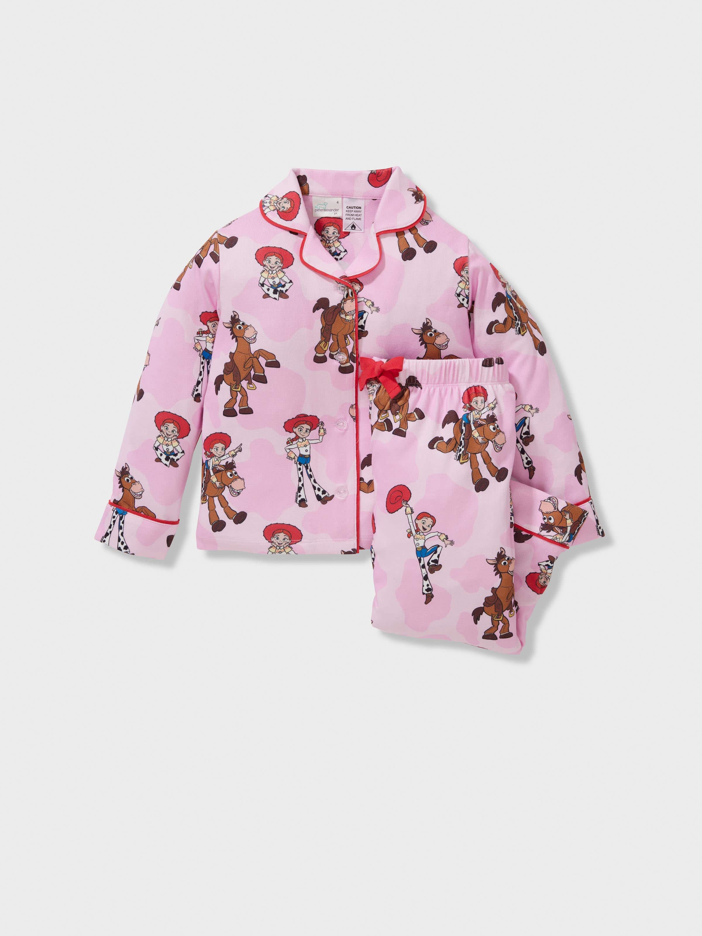 Jnr Girls Toy Story Jessie Plush Long Classic Pj Set
