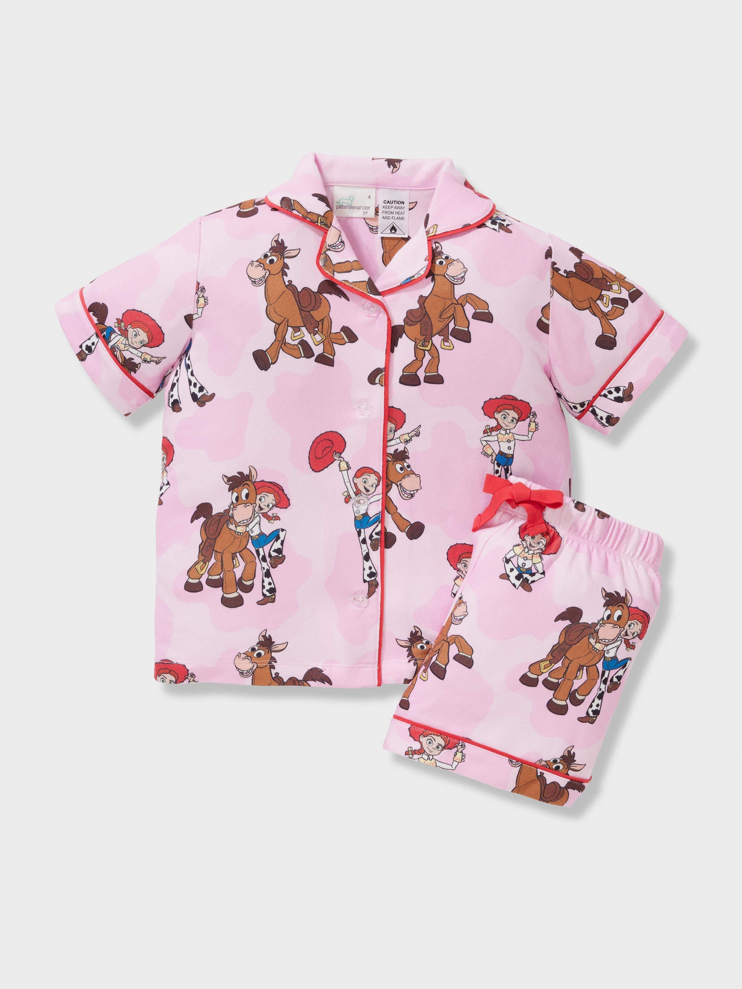 Girls Toy Story Jessie Plush Short Classic Pj Set