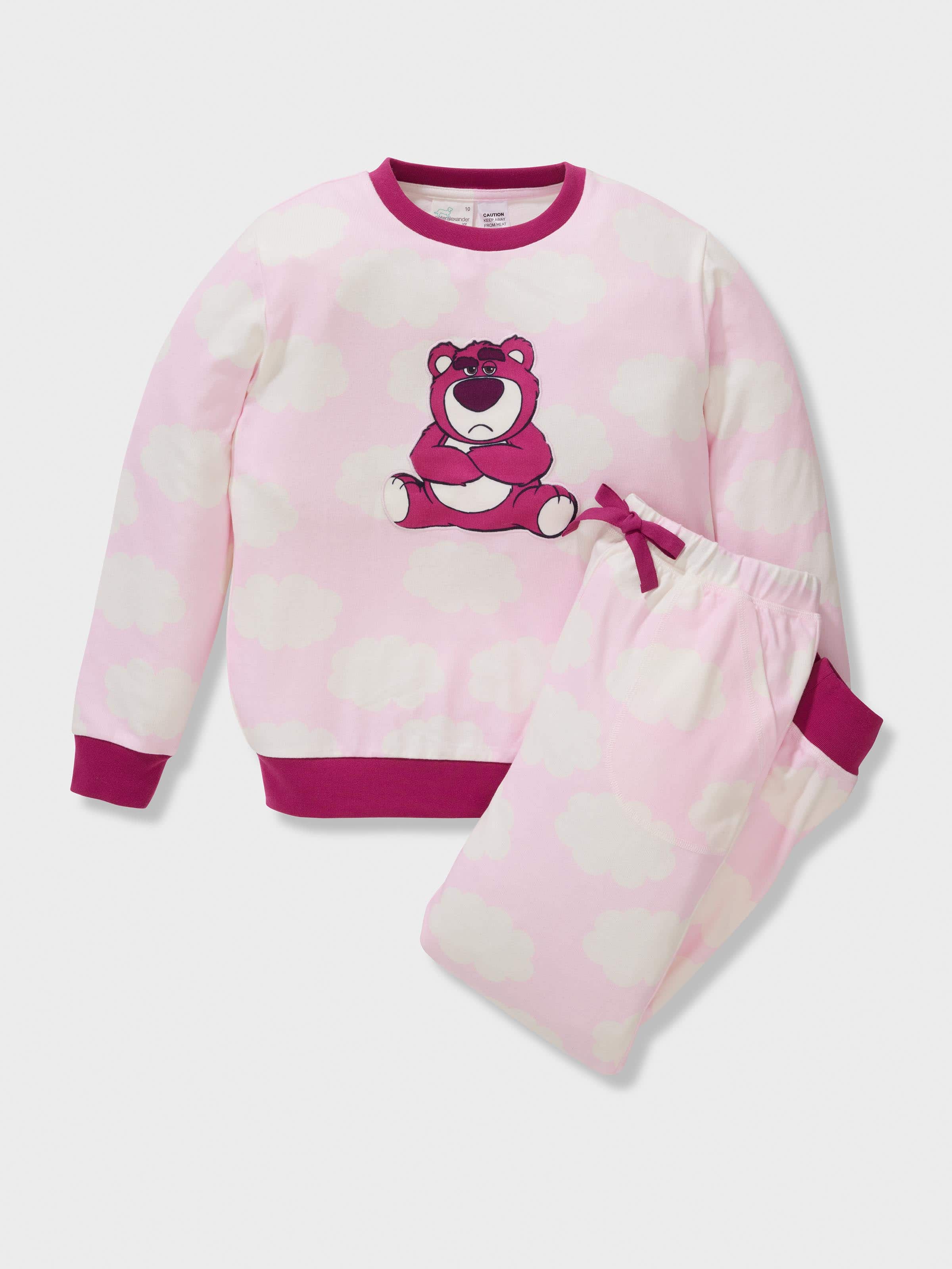 Girls Toy Story Lotso Plush Long Pj Set