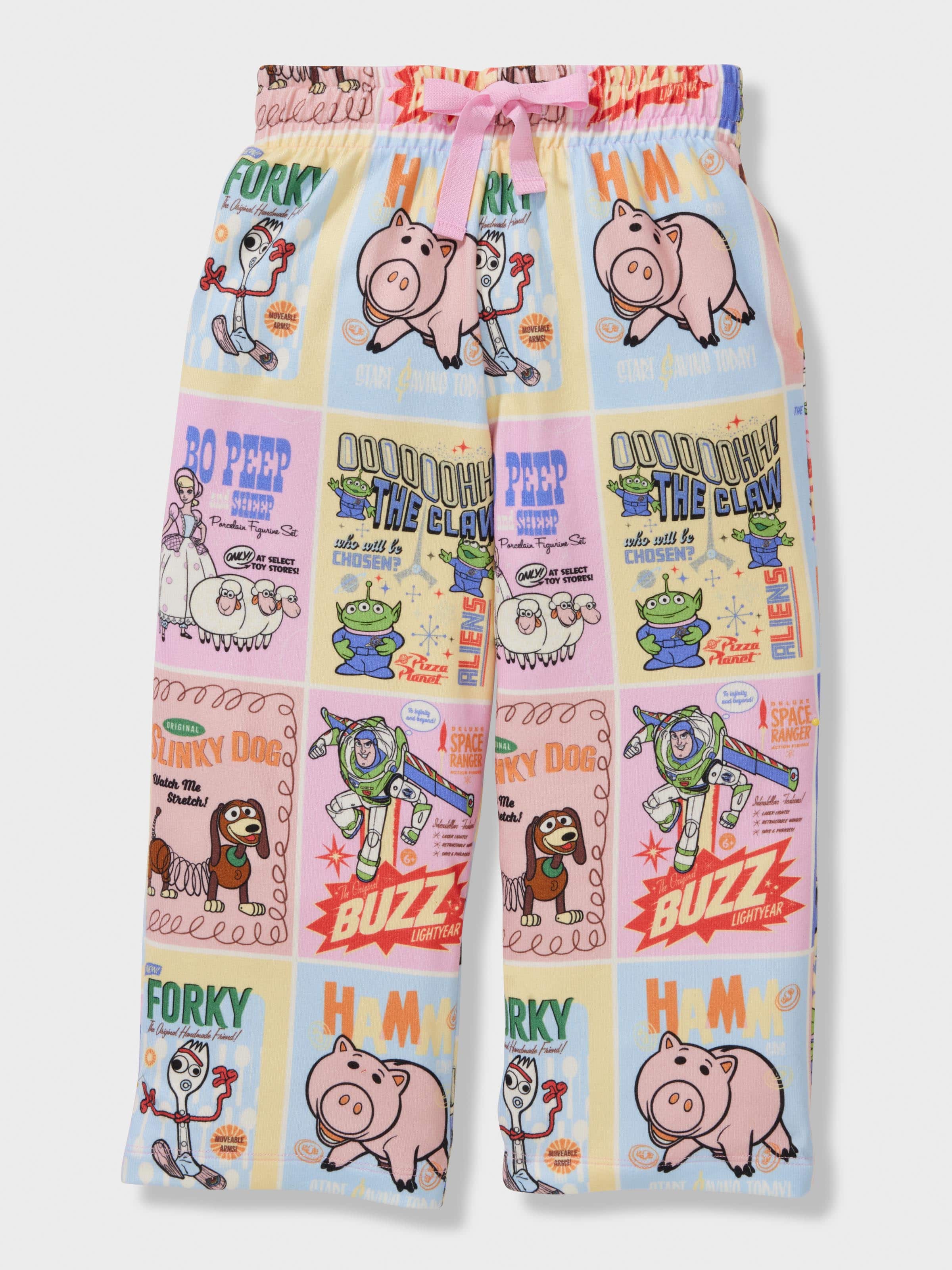 Girls Toy Story Plush Long Pj Set