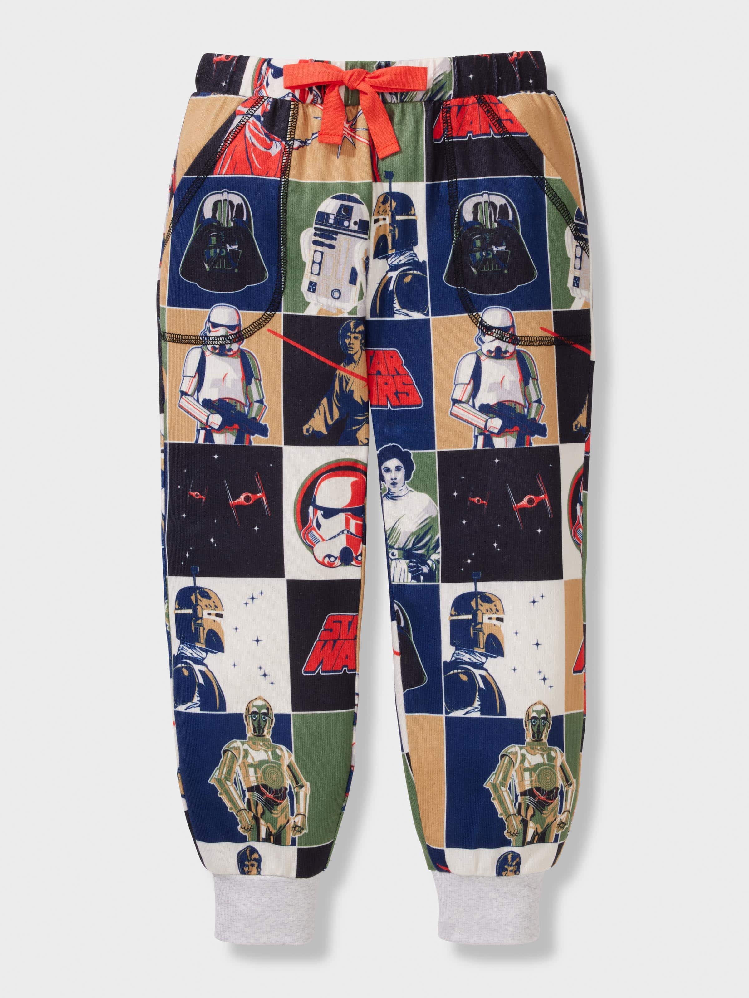Jnr Boys Disney Star Wars Plush Long Pj Set