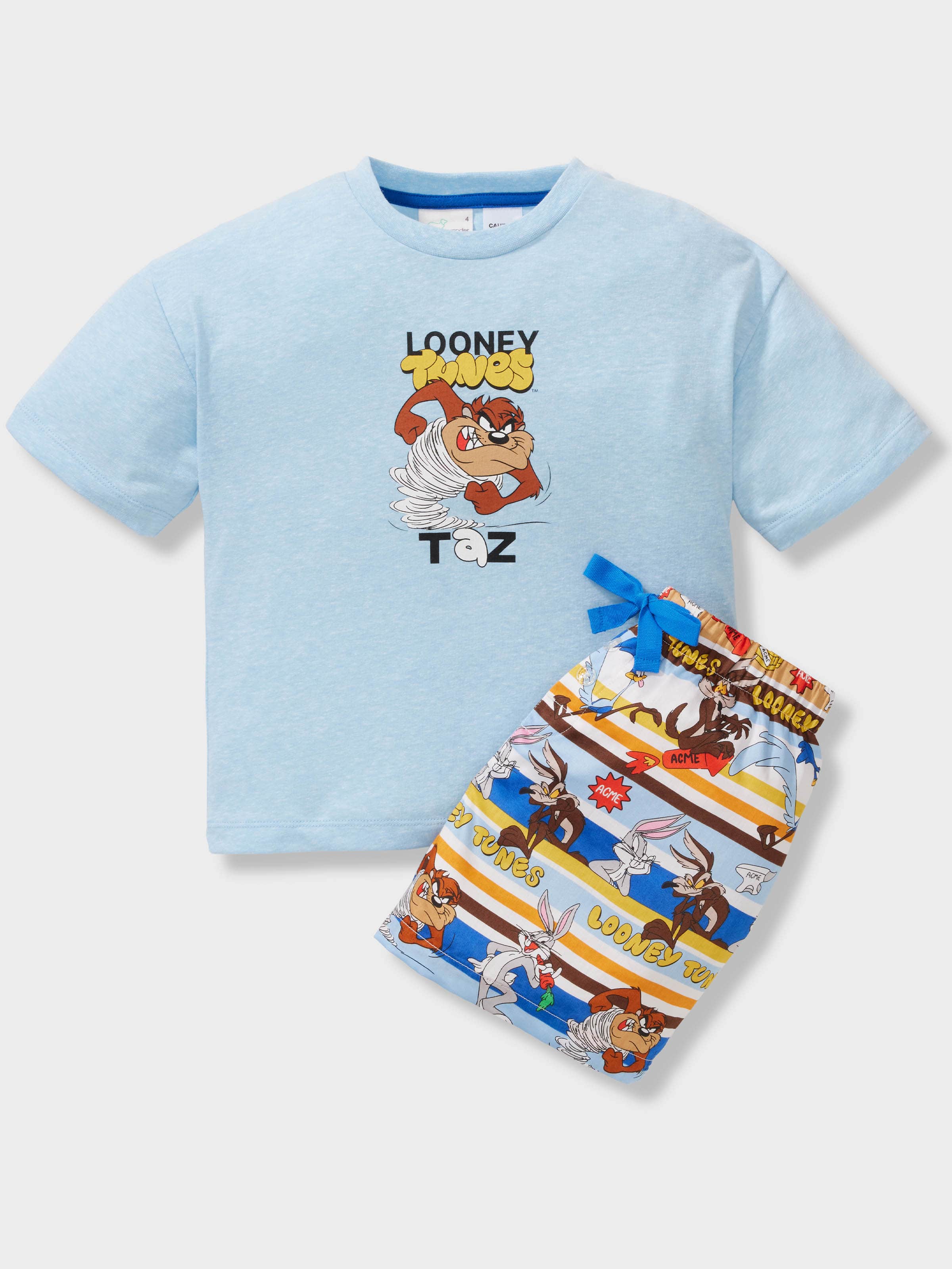 Boys Taz Short Pj Set