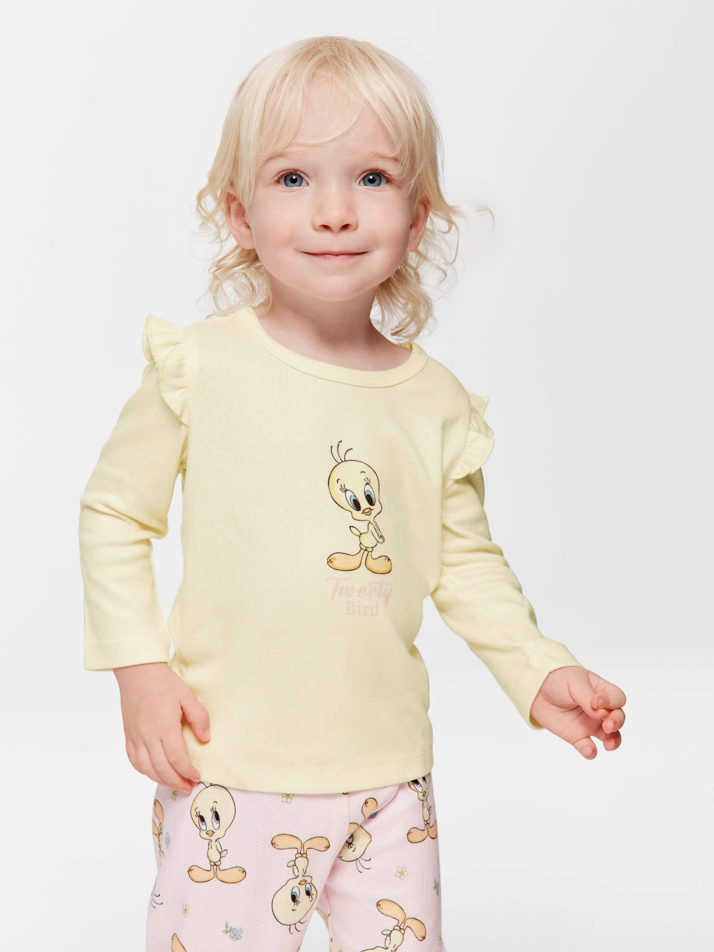 Baby Looney Tunes Tweety Bird Long Pj Set