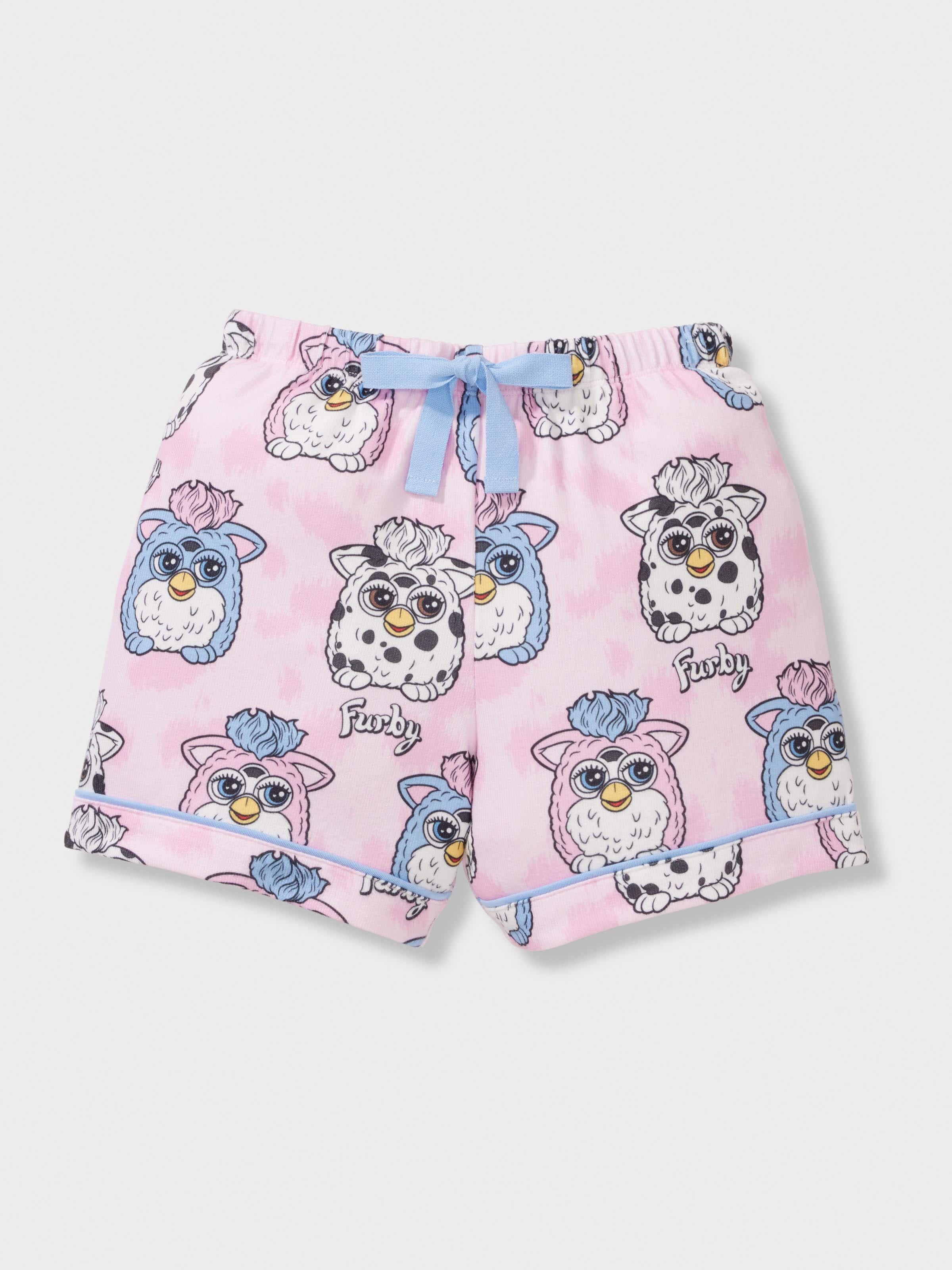 Jnr Girls Furby Plush Short Classic Pj Set