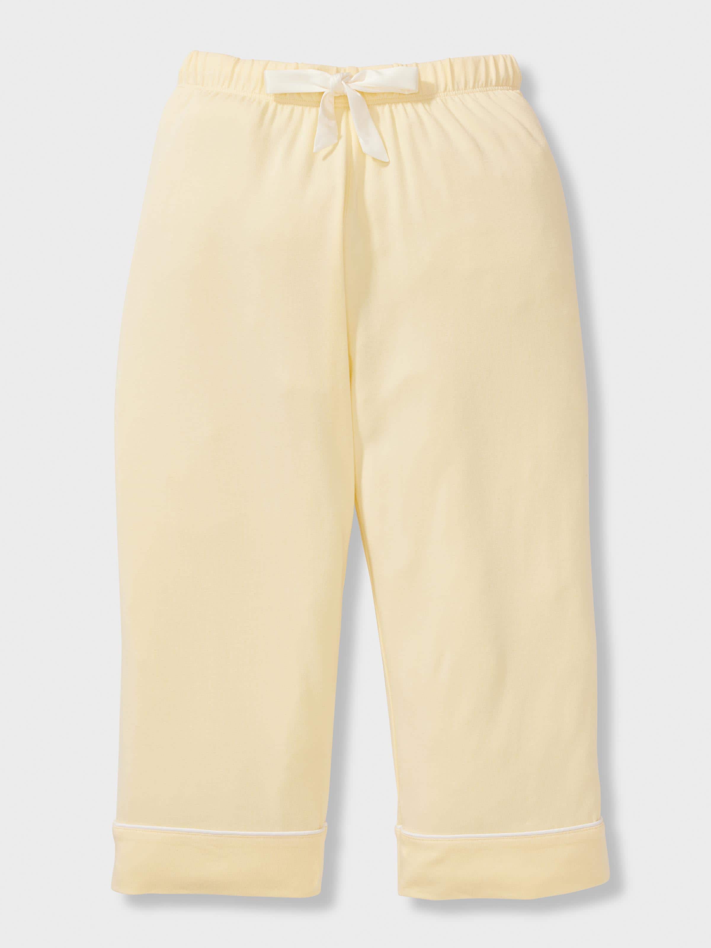 Jnr Girls Butter Bamboo Long Classic Pj Set