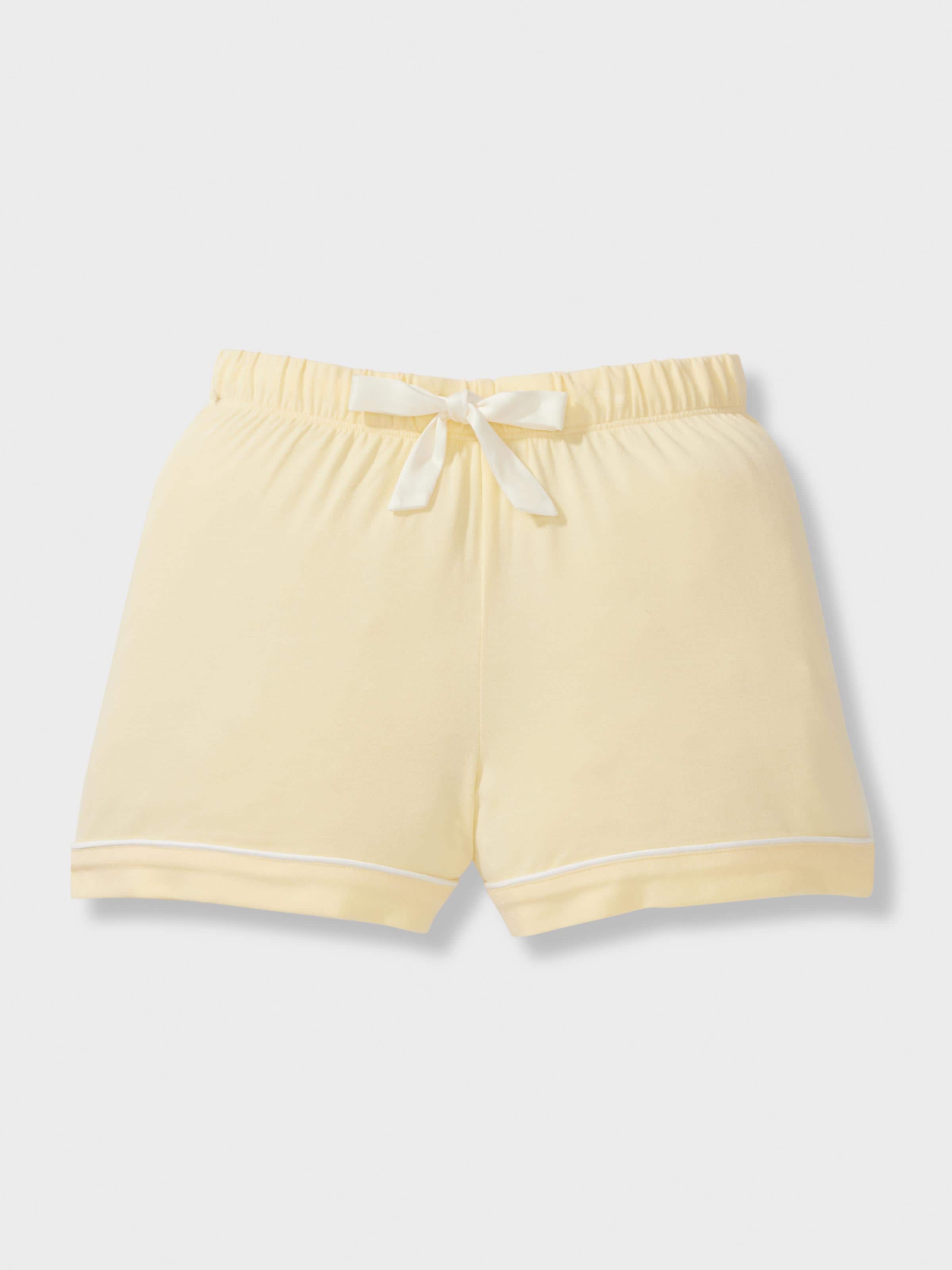 Jnr Girls Butter Bamboo Short Classic Pj Set