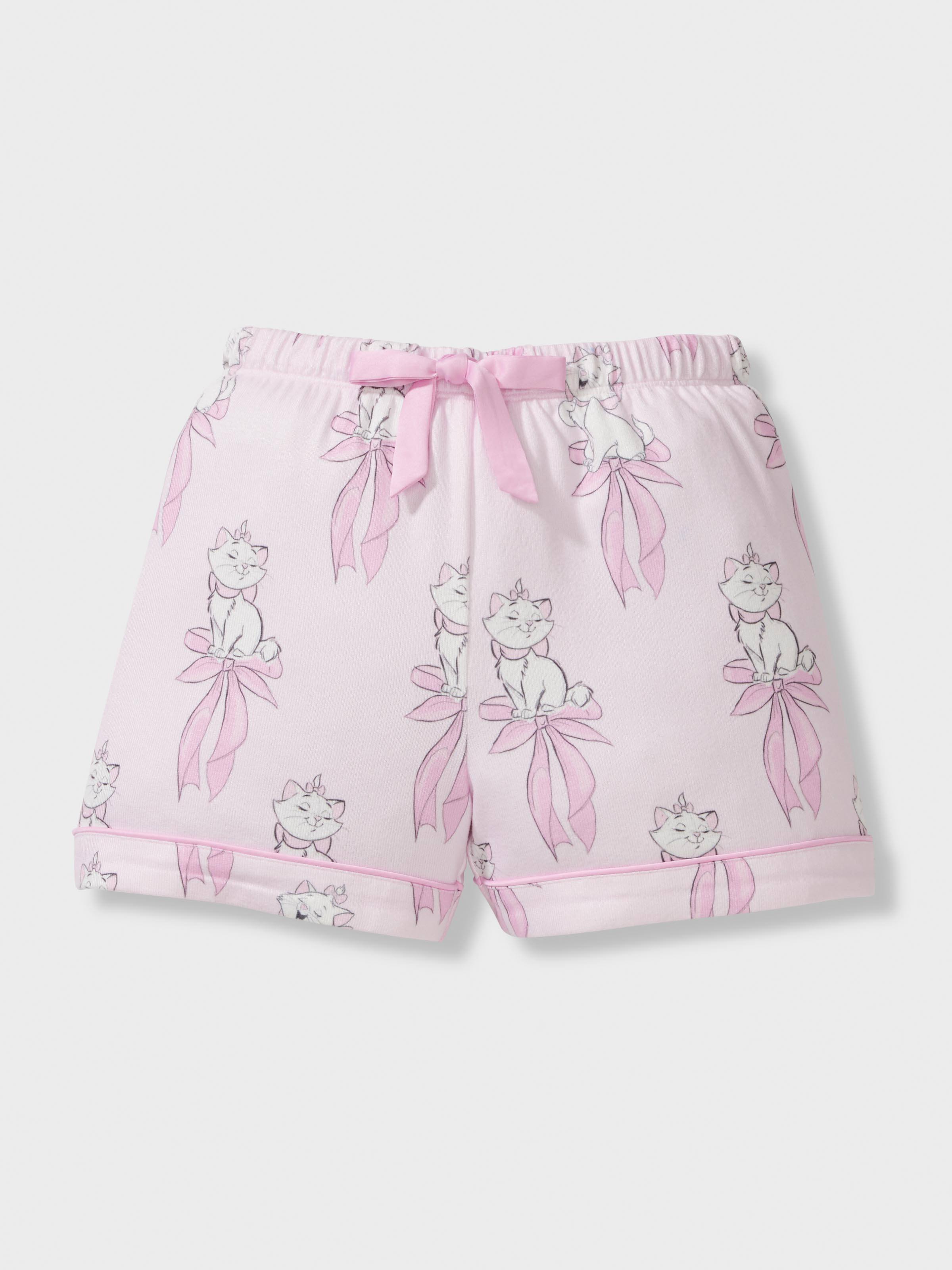 Girls Disney Aristocats Plush Short Classic Pj Set