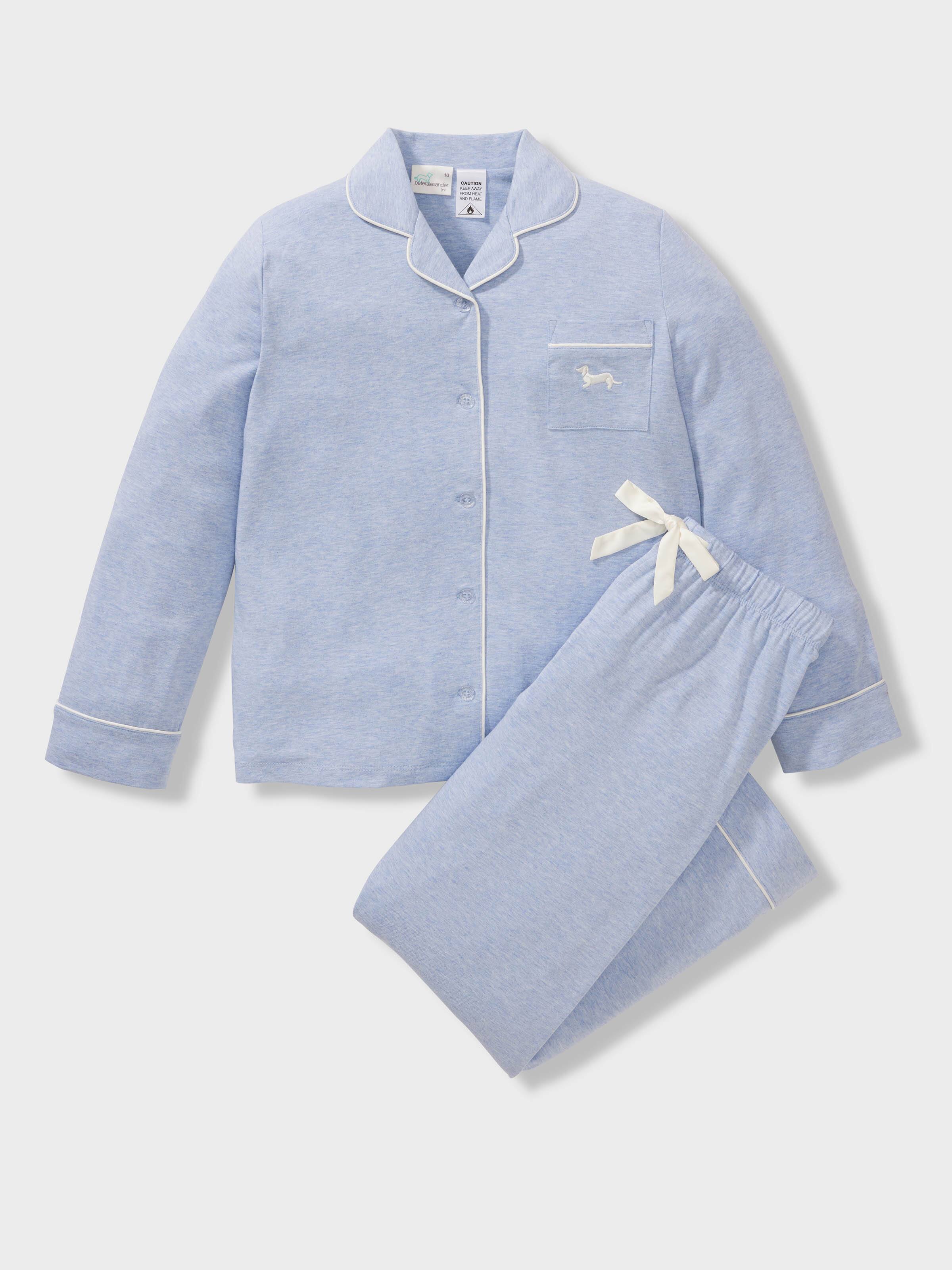 Girls Denim Bamboo Long Classic Pj Set