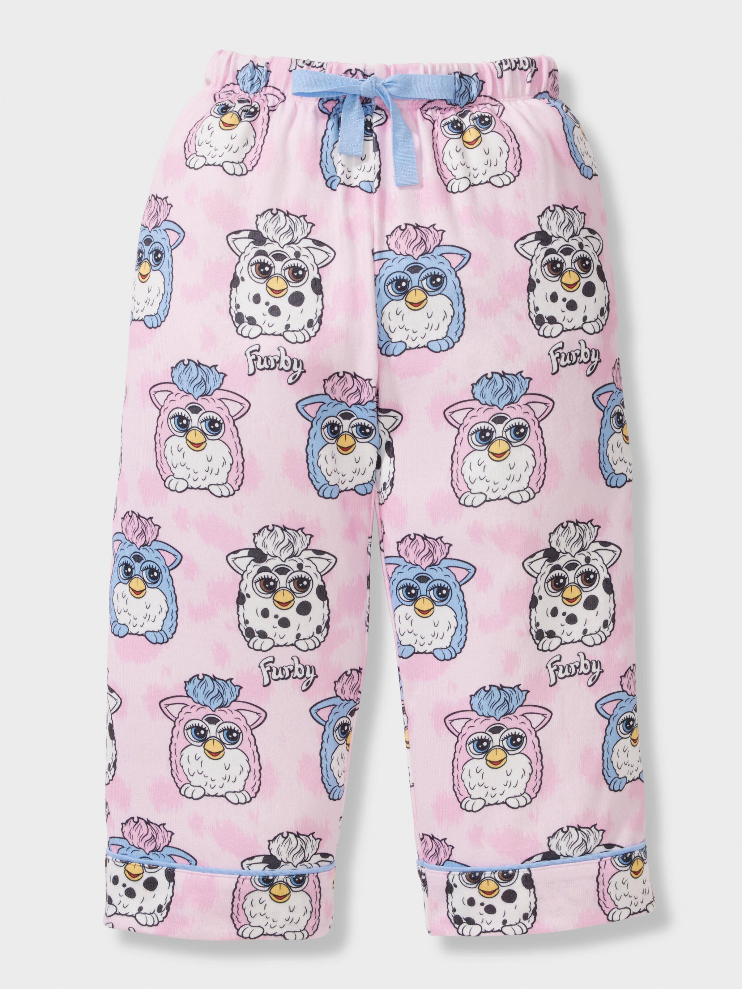 Girls Furby Plush Long Classic Pj Set