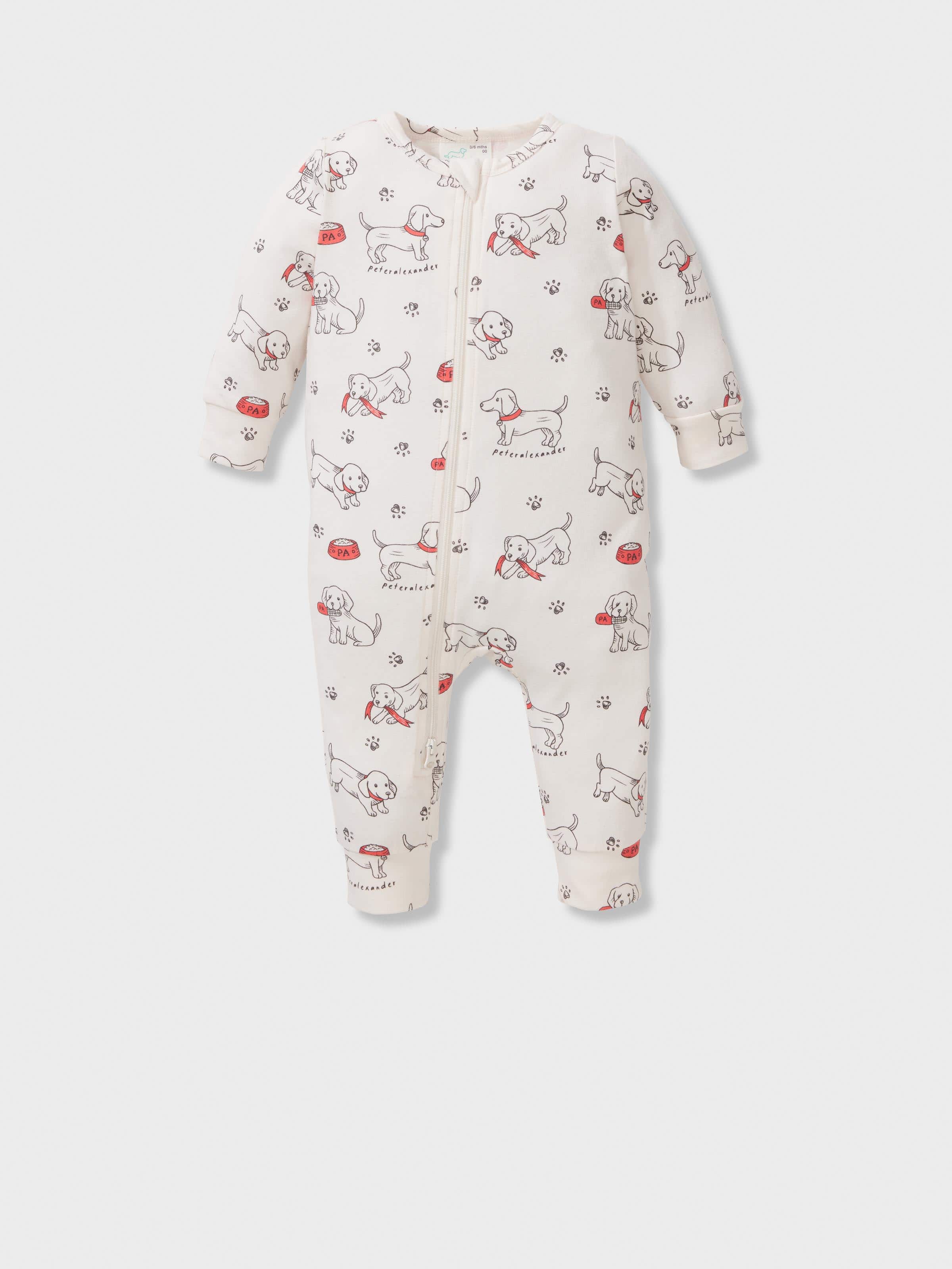 Baby Organics Naughty Puppies Onesie