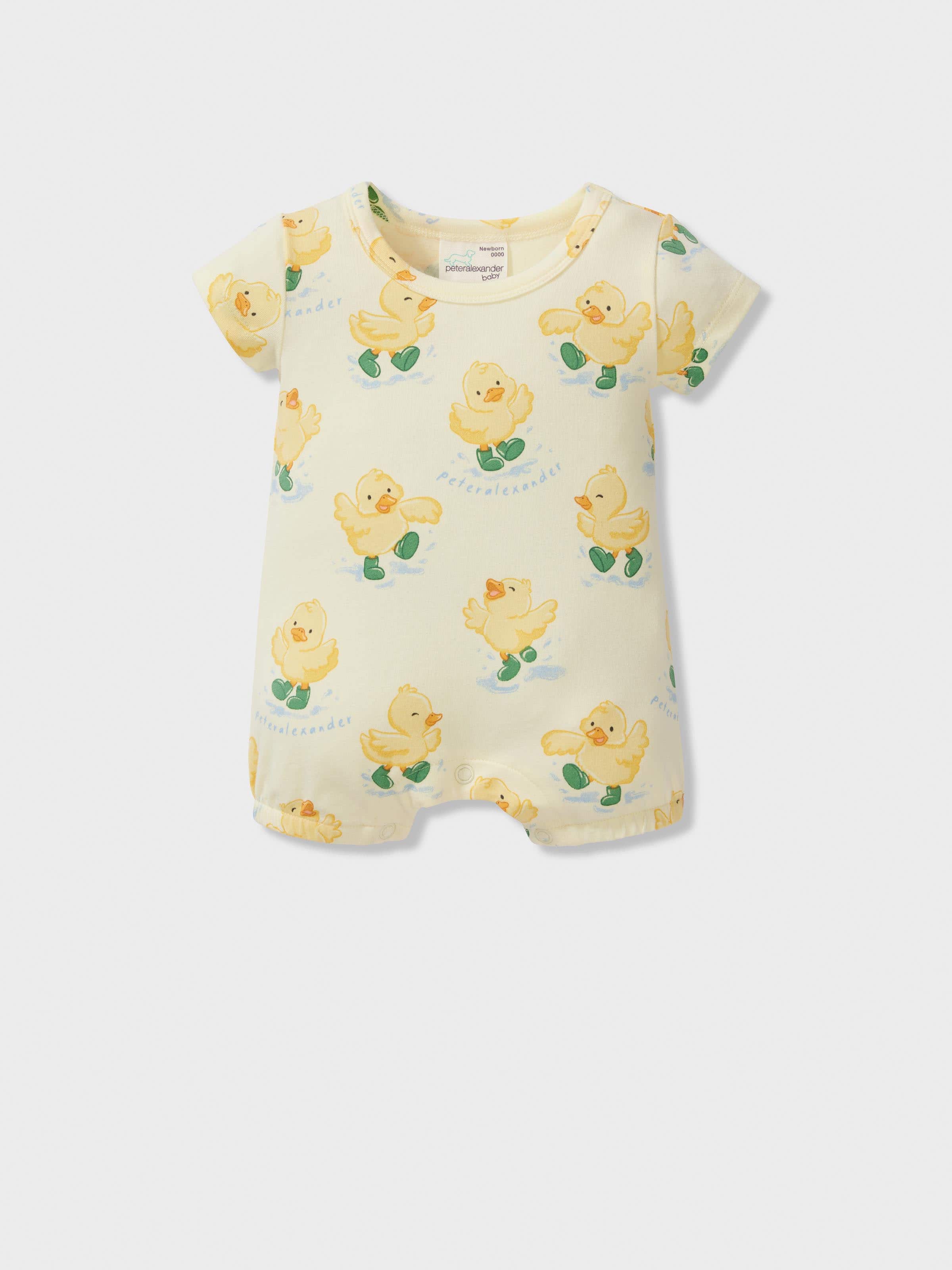 Baby Organics Duck Romper