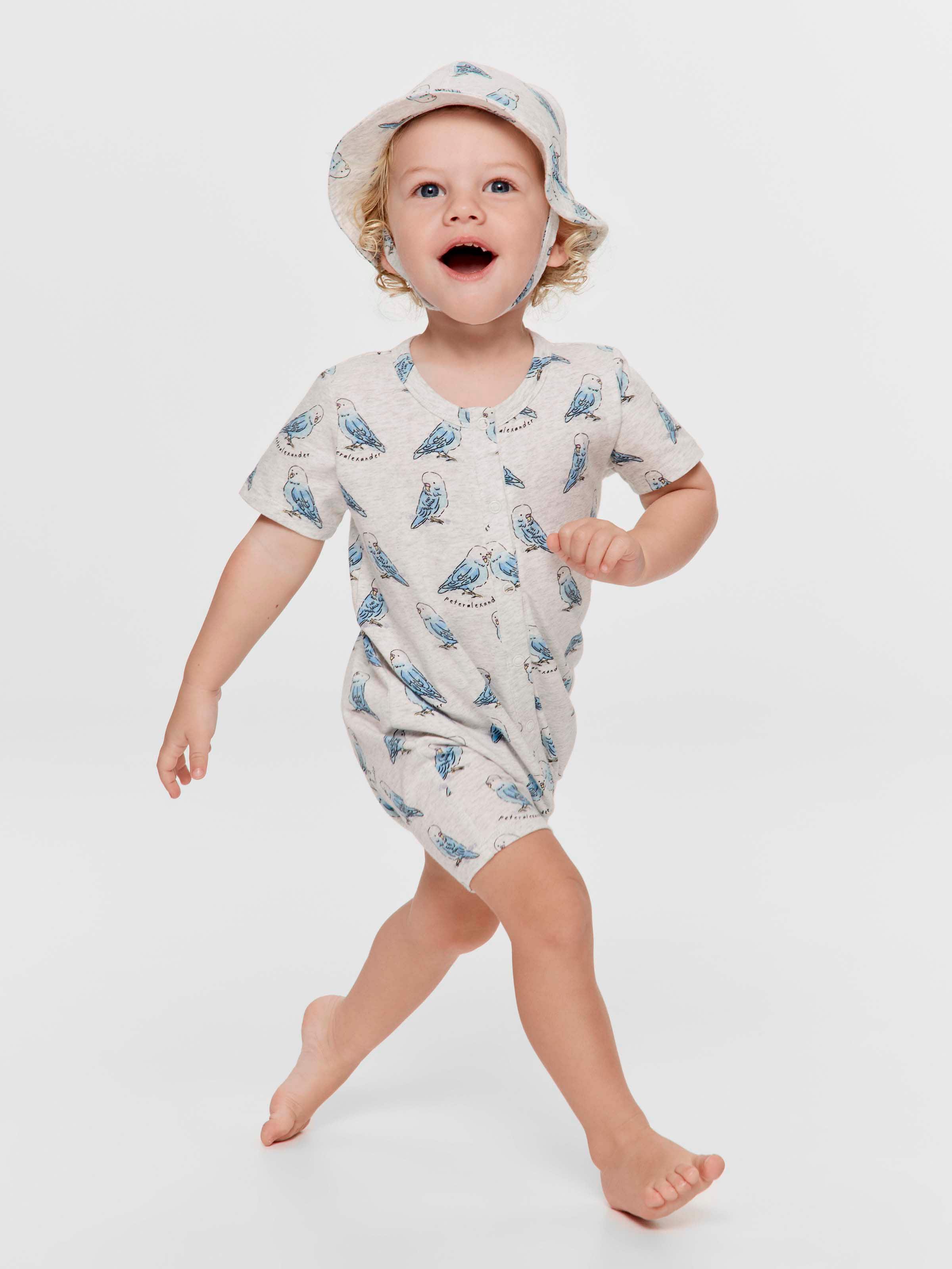Baby Organics Budgies Romper