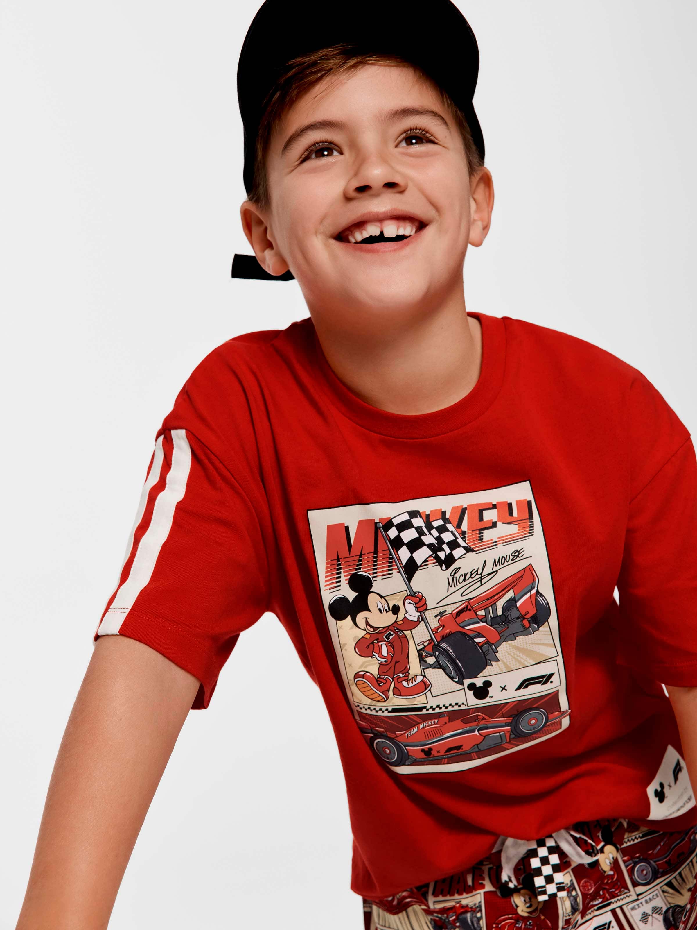 Kids F1 X Mickey 100% Cotton Short Pj Set