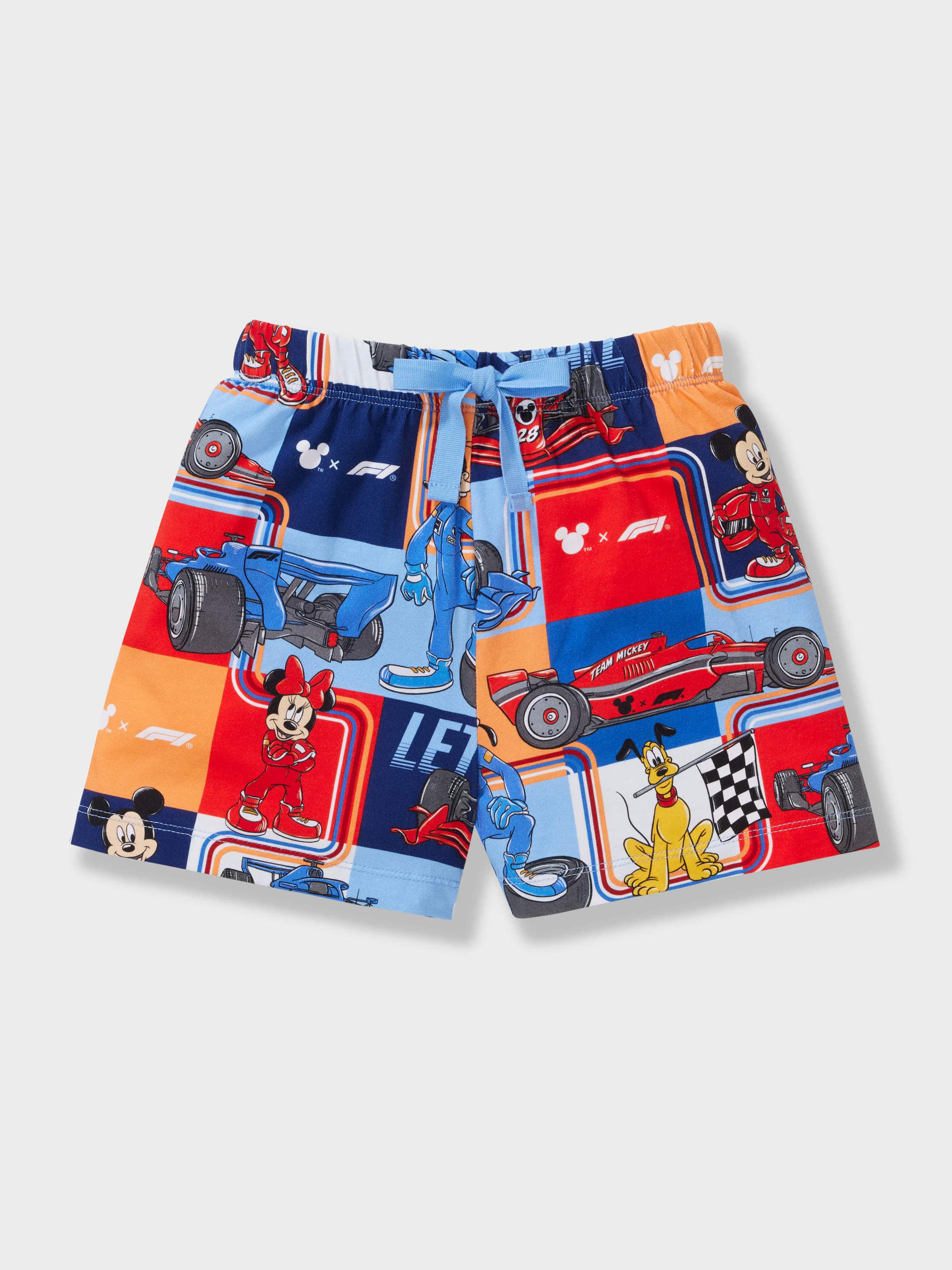 Kids F1 X Mickey Racing Short Pj Set