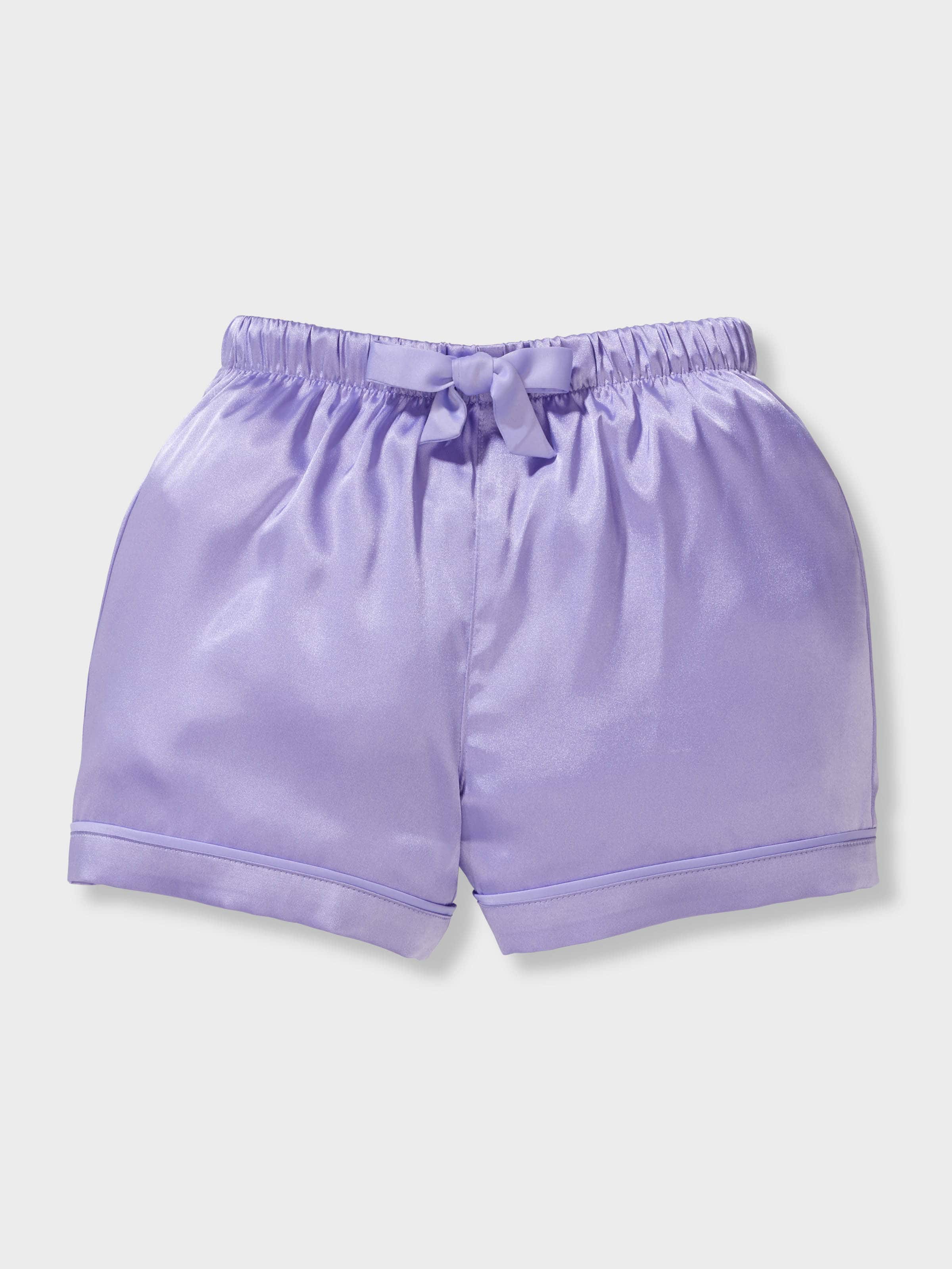 Jnr Girls Iris Satin Classic Shortie Pj Set