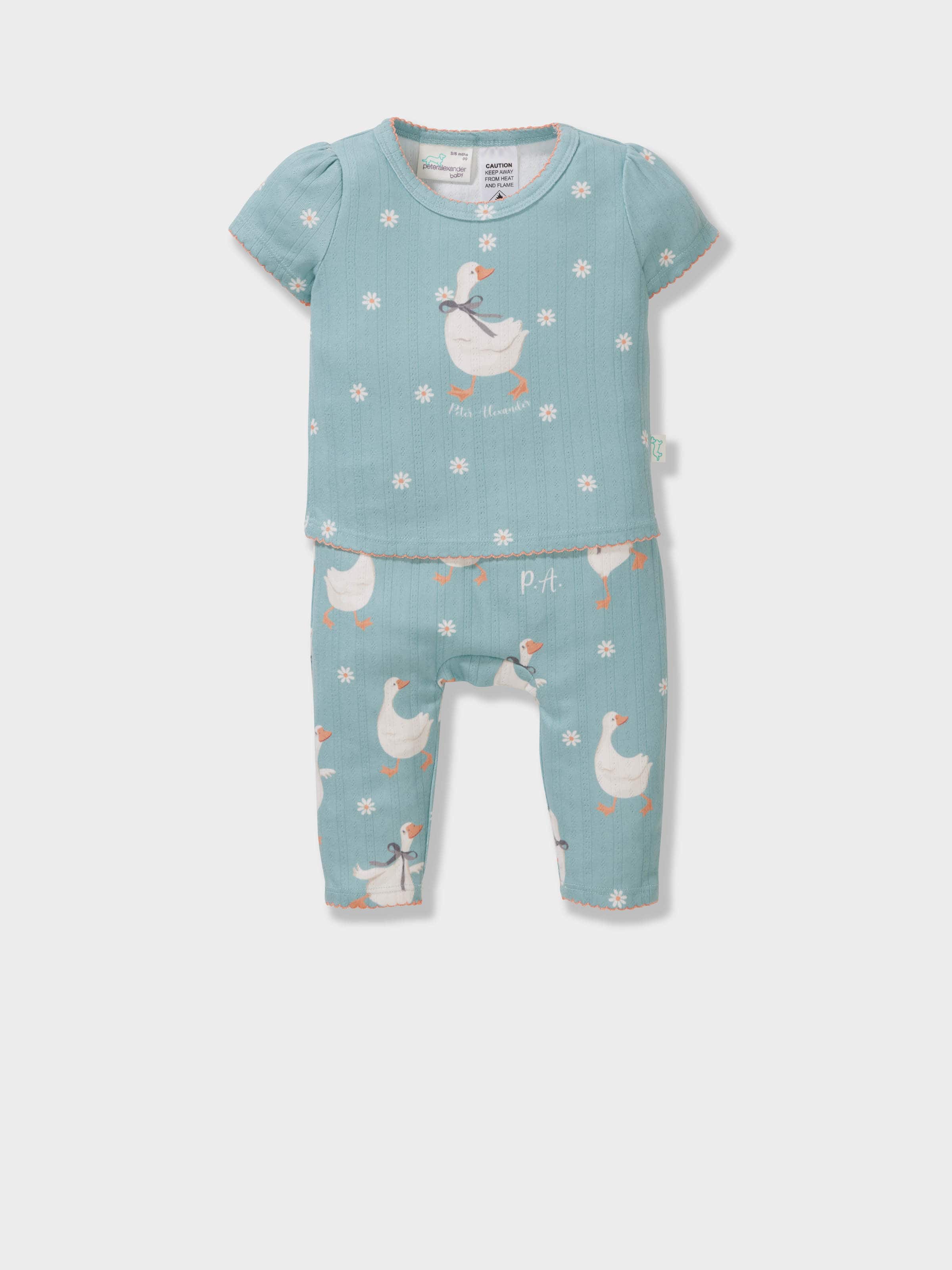 Baby Girl Goosey Pj Set