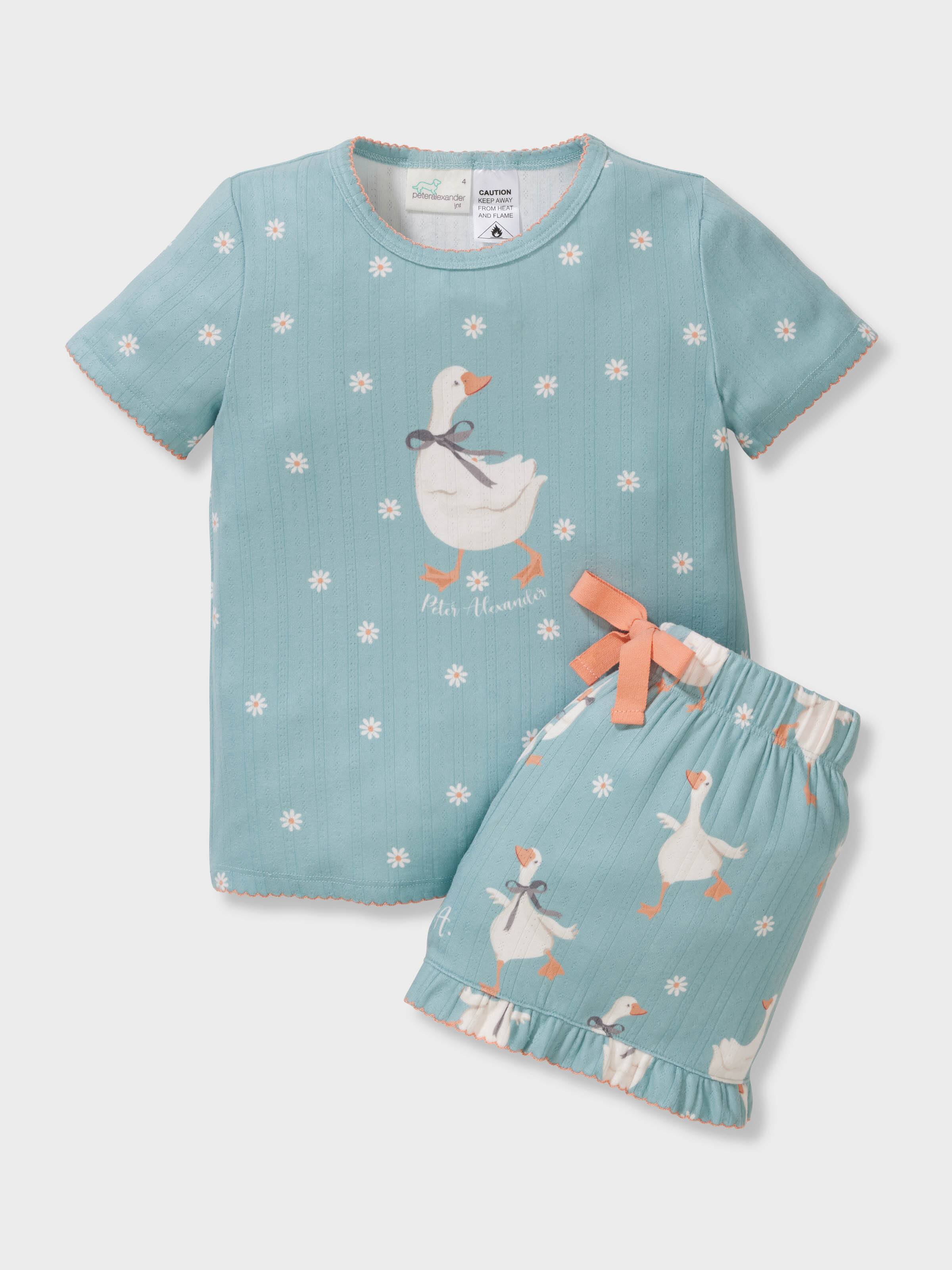 Girls Goosey Short Pj Set
