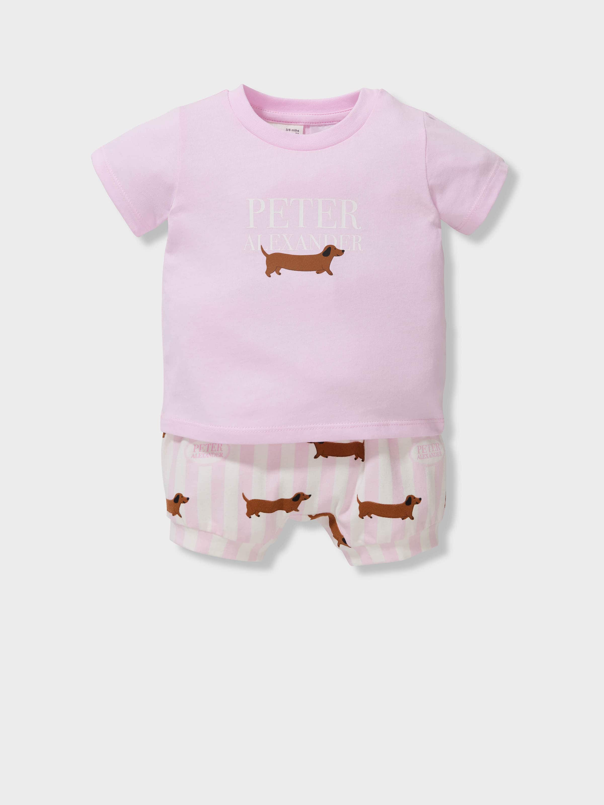 Baby Girl Penny Short Pj Set