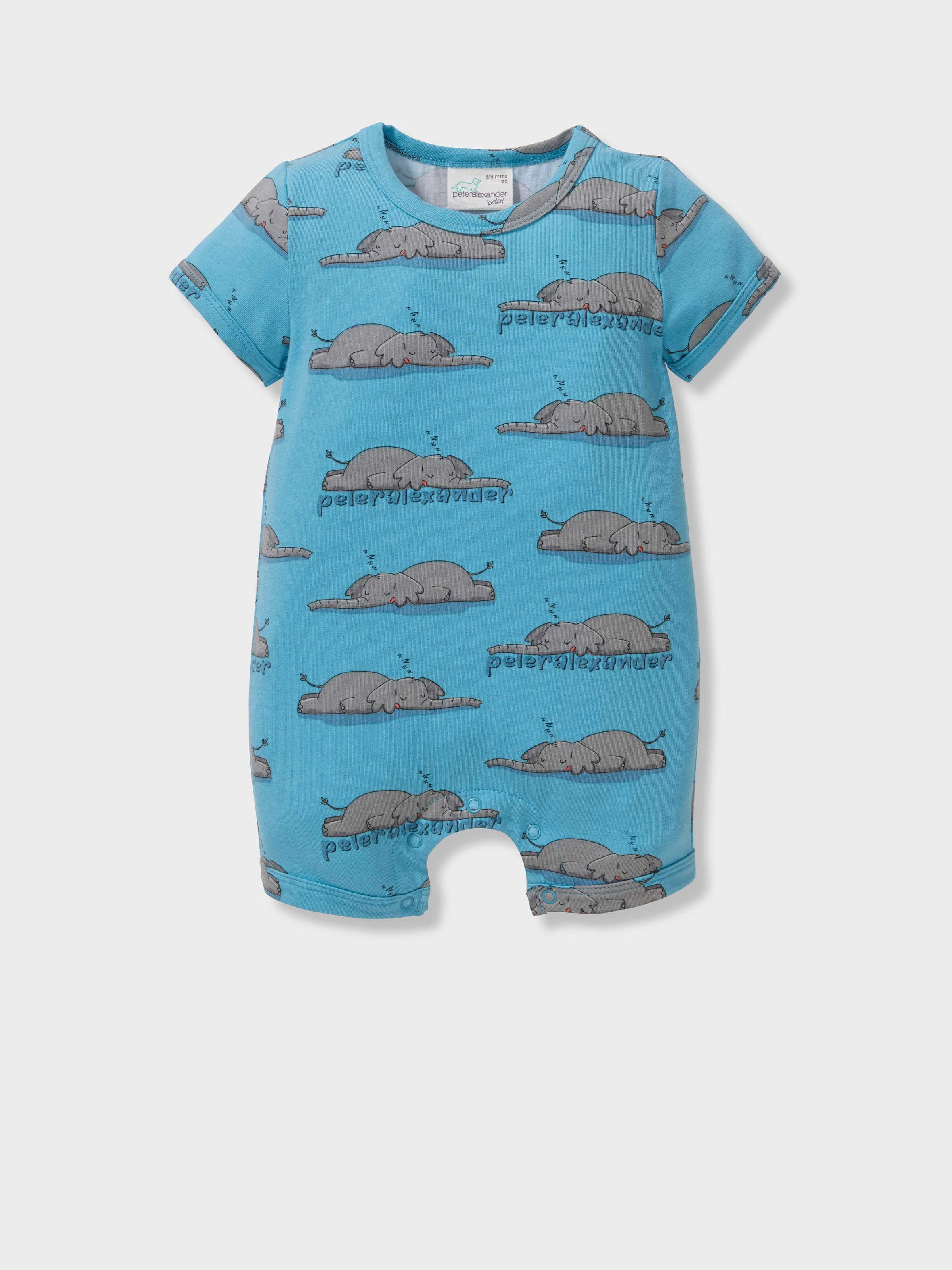 Baby Sleeping Elephant Romper