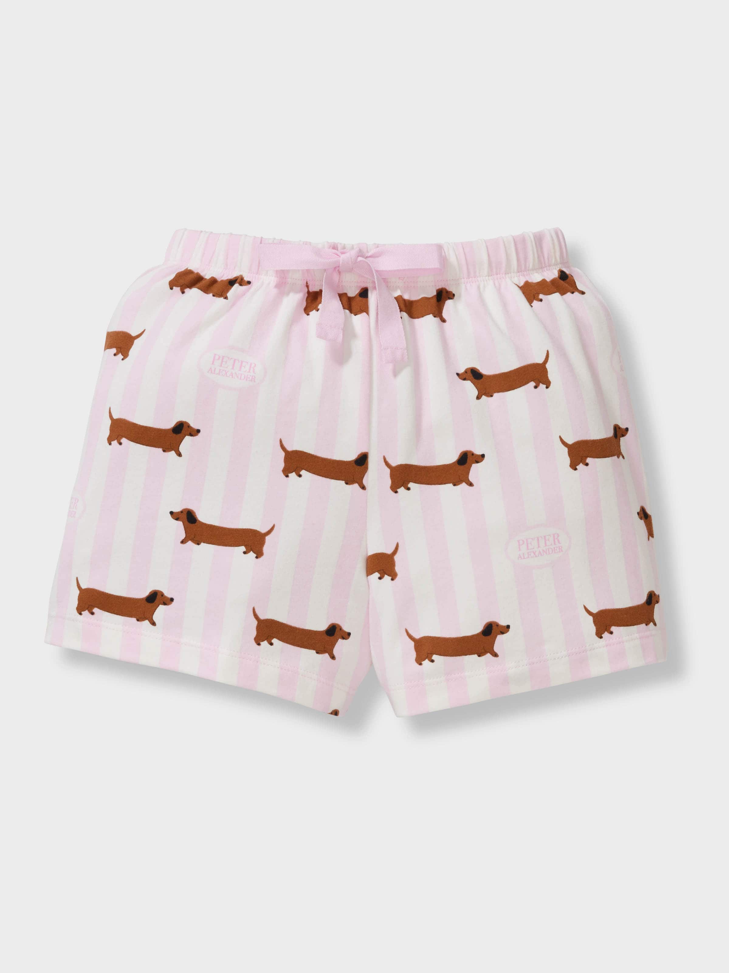 Jnr Girls Pink Penny Short Pj Set