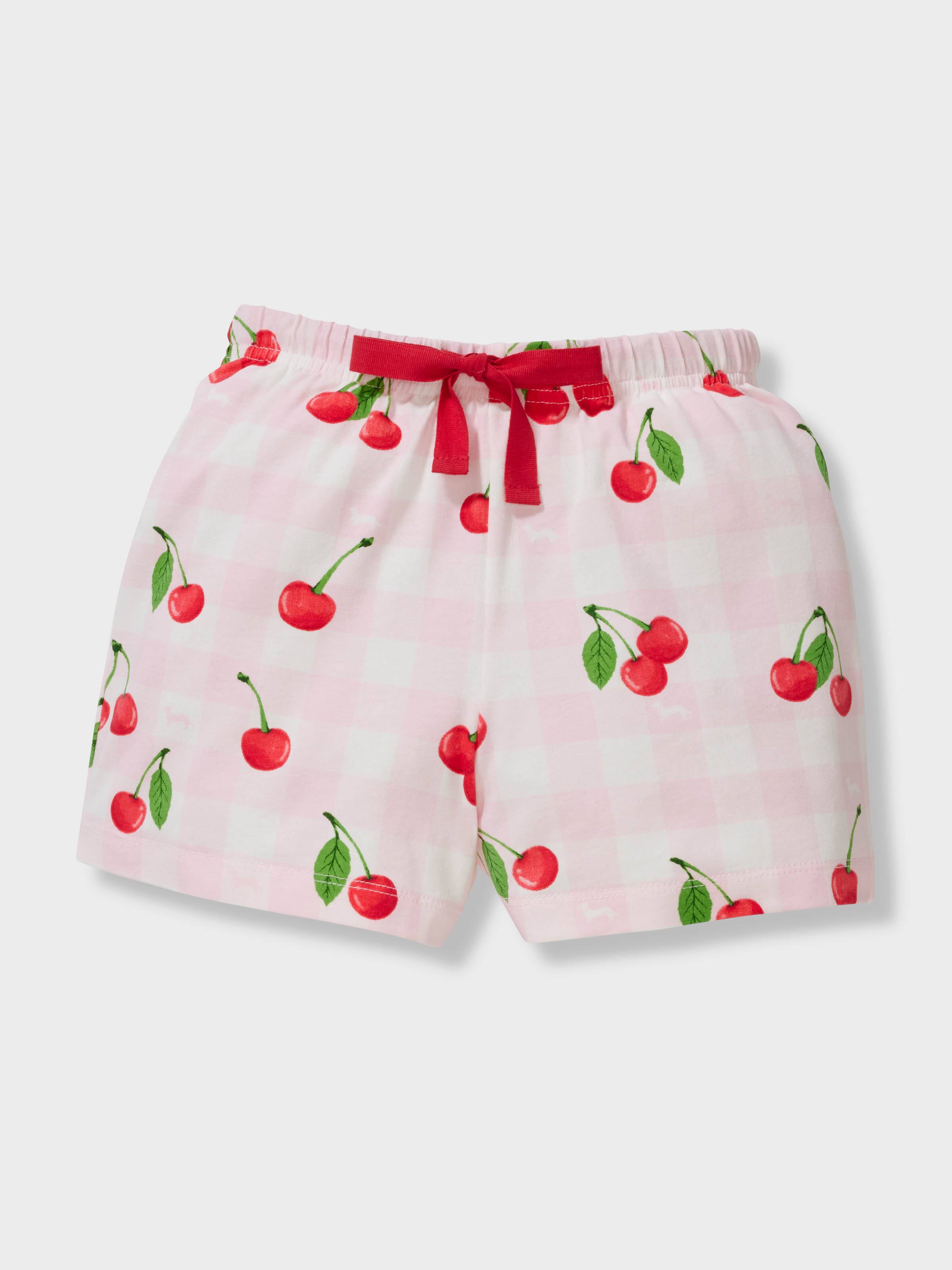 Girls Cherry Short Pj Set