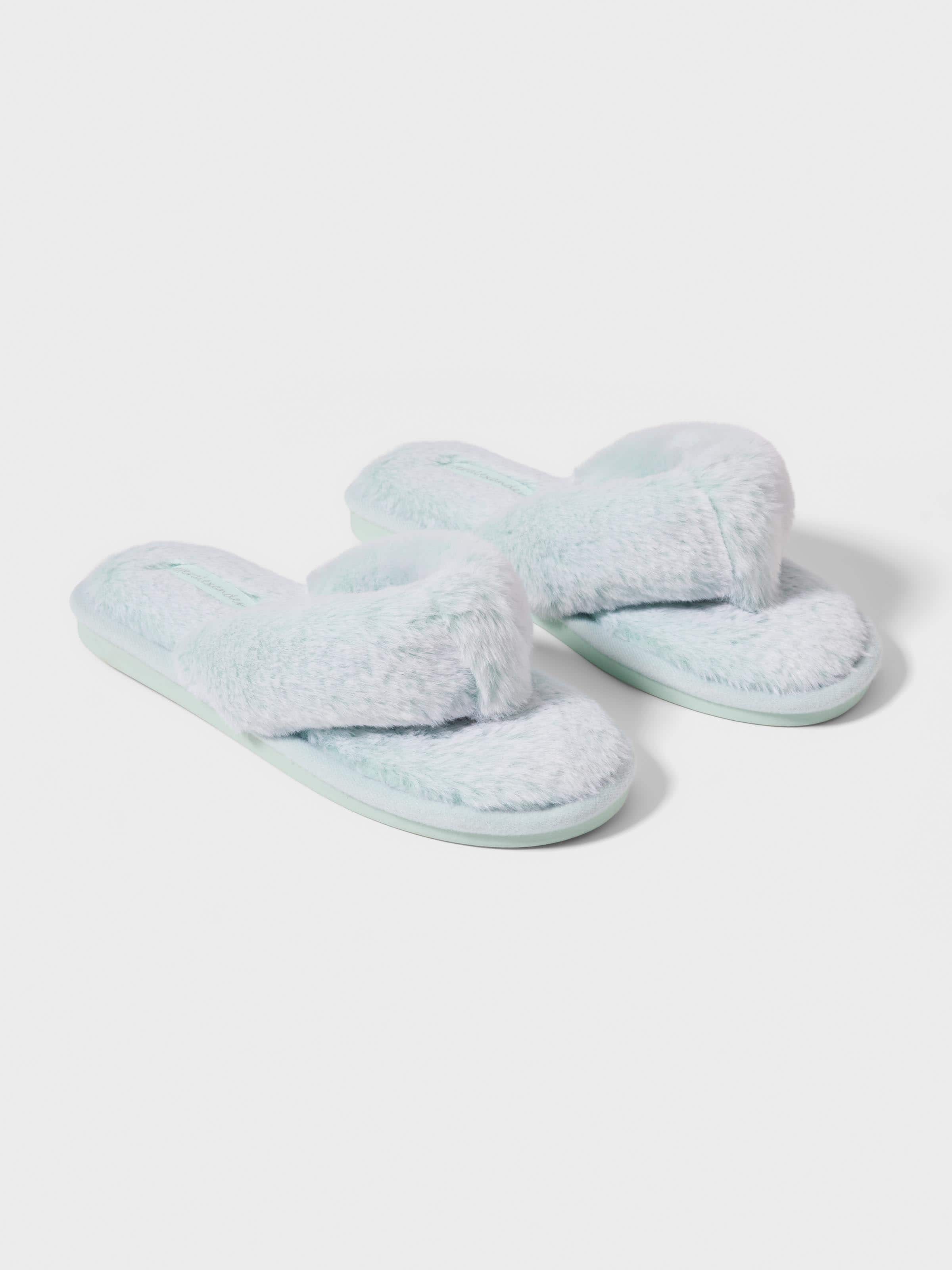 Mint Fluffy Thong