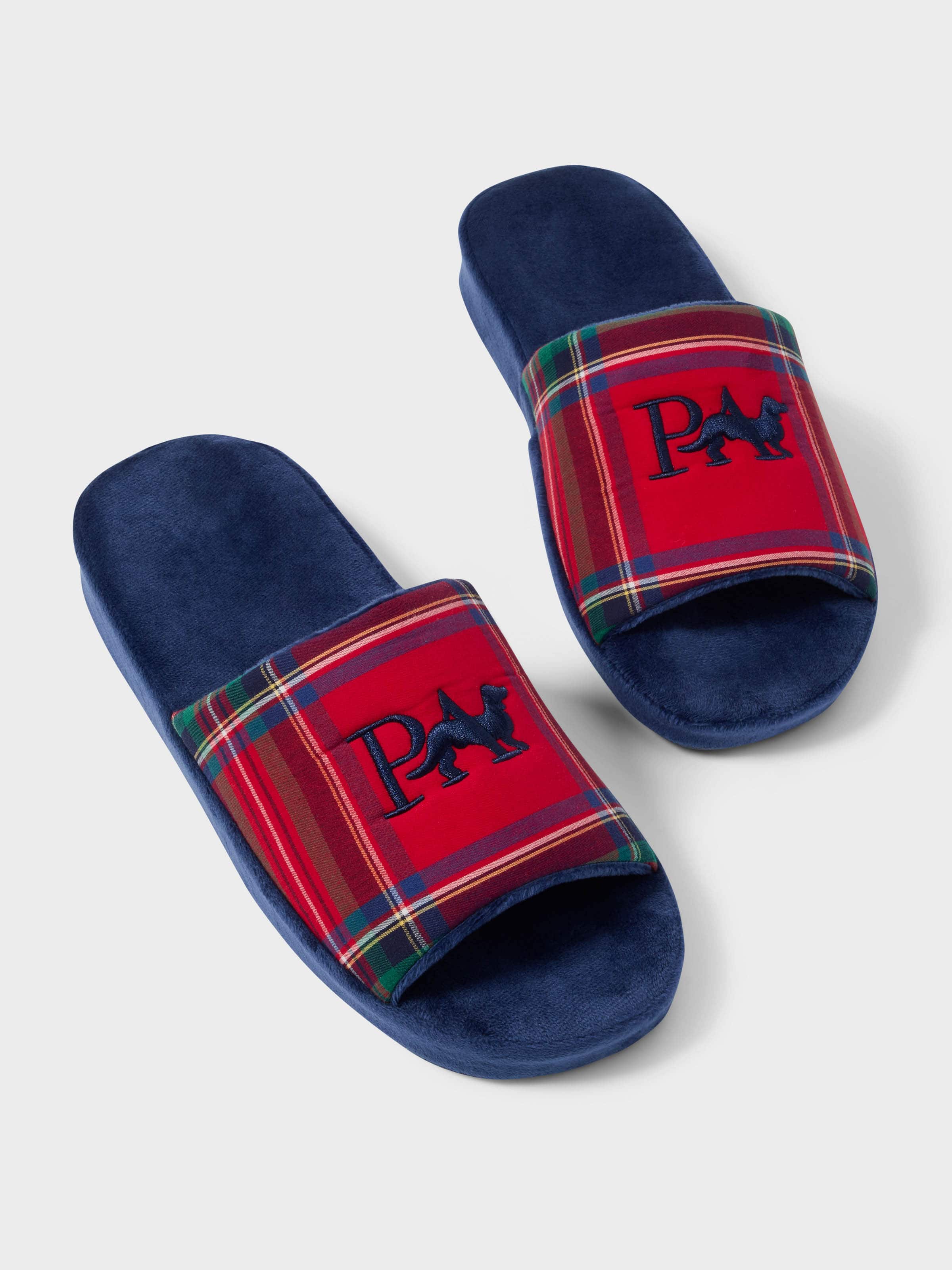 Men's Tartan Slides