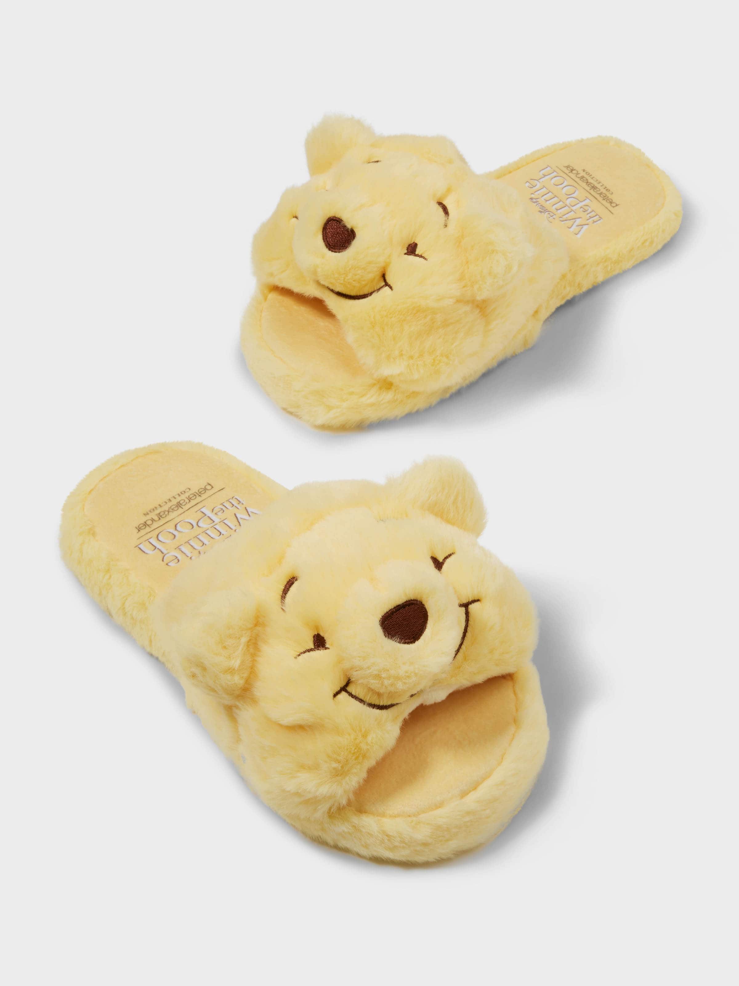 Kids Winnie The Pooh Plush Slippers
