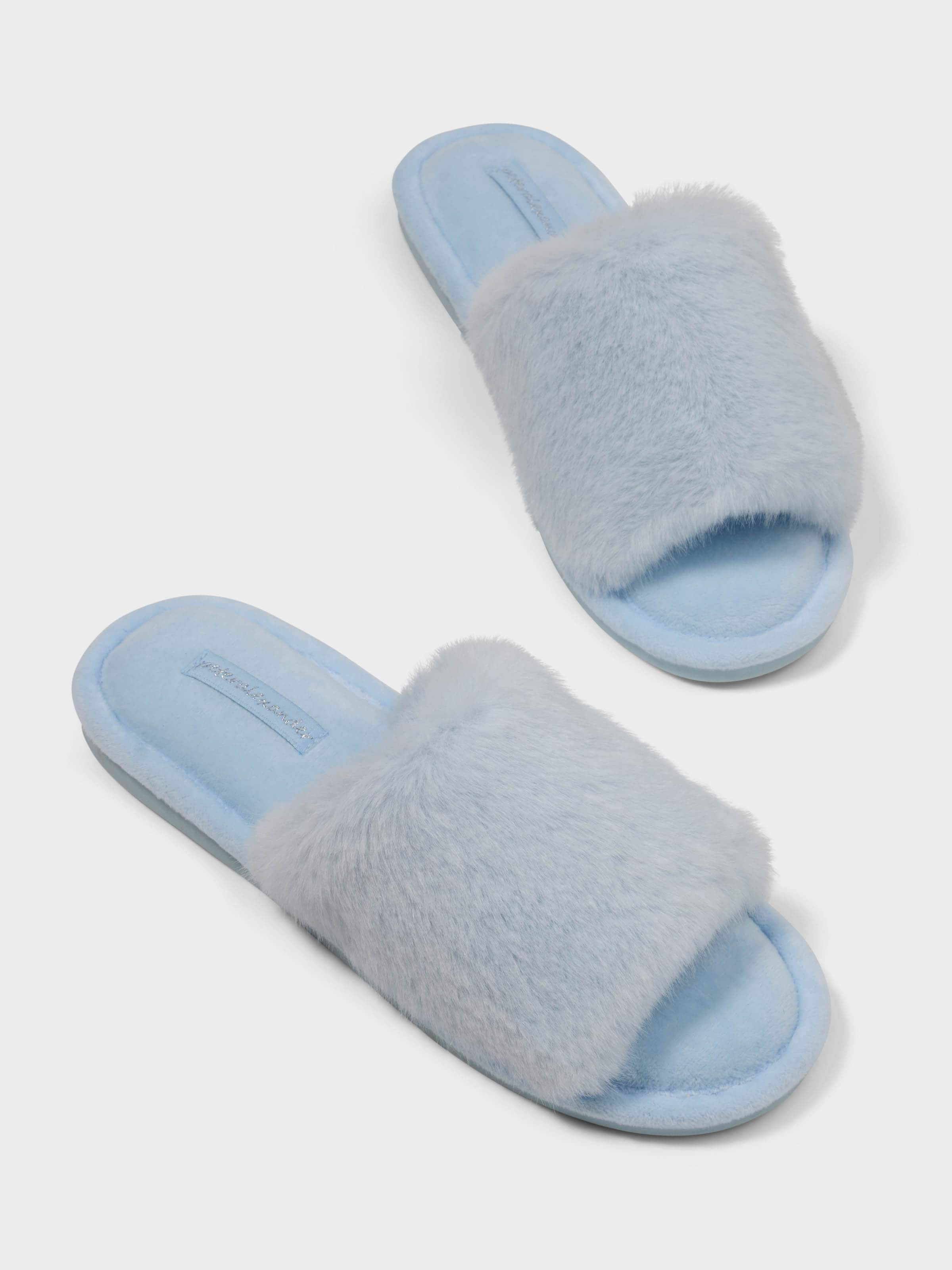 Blue Fluffy Slide